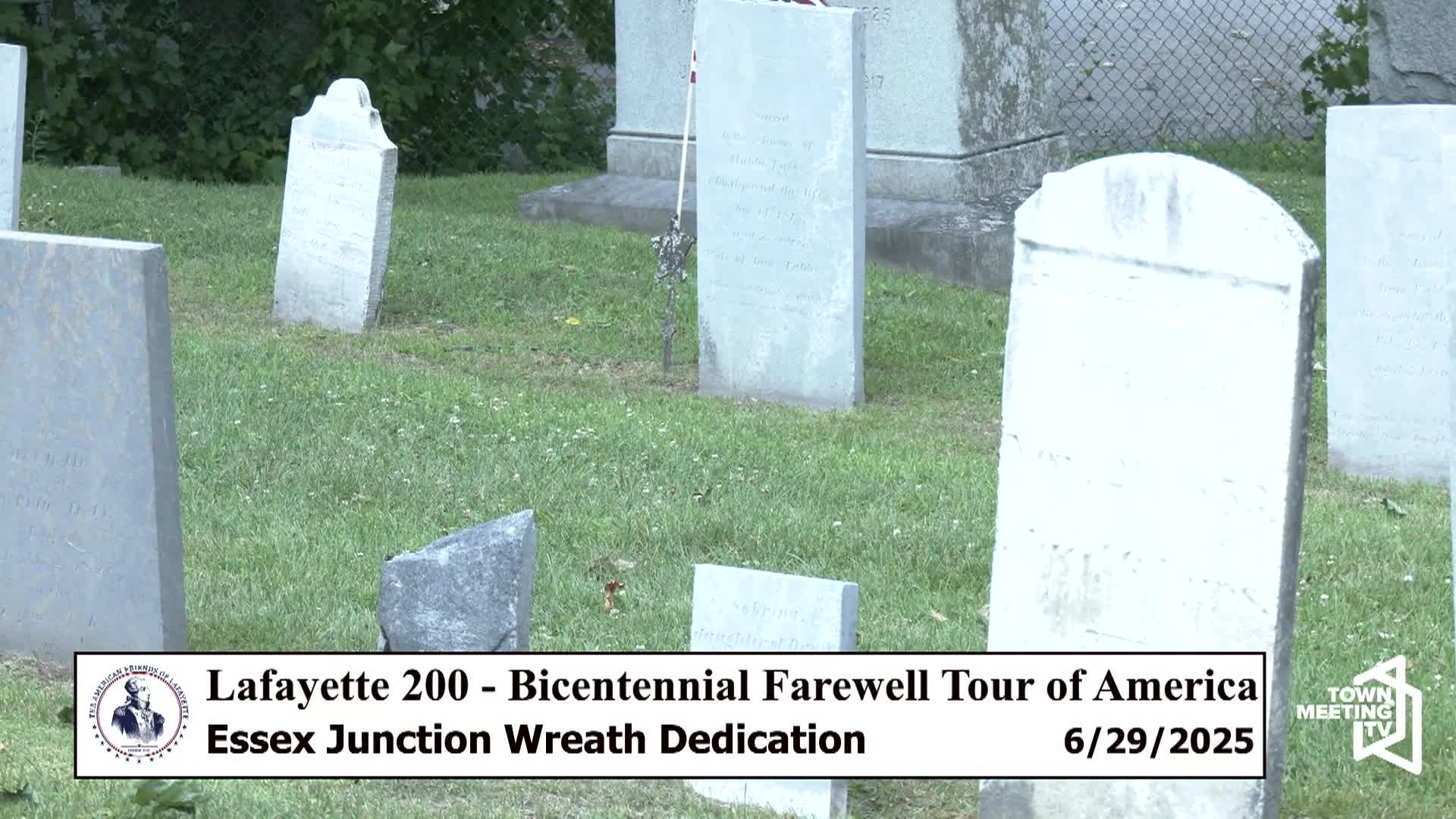 Thumbnail image for Lafayette 200: Essex Junction 'Bicentennial Farewell Tour Of America'