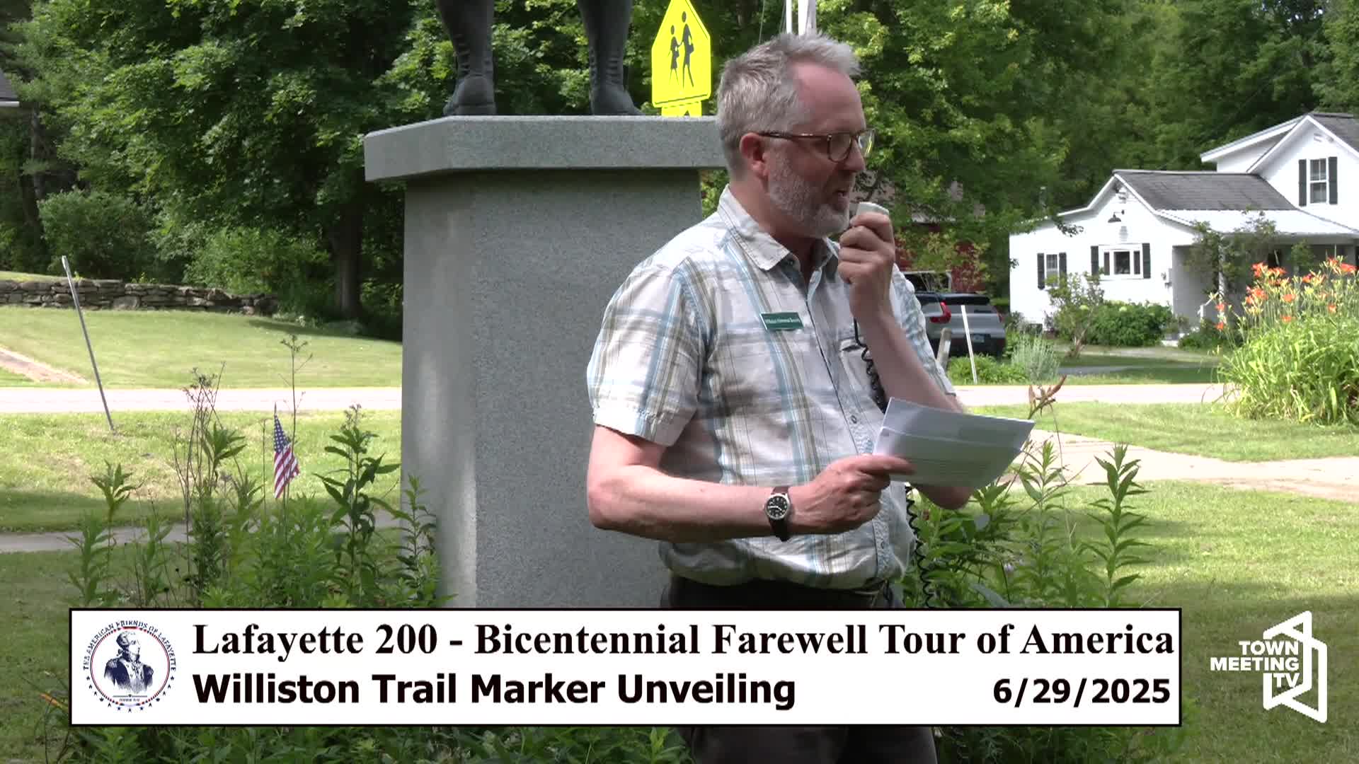 Thumbnail image for Lafayette 200: Williston Trail 'Bicentennial Farewell Tour Of America'