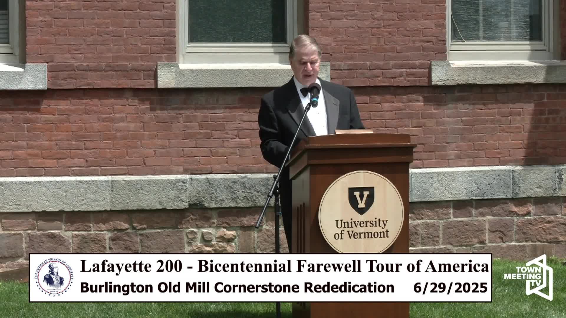 Thumbnail image for Lafayette 200: Burlington 'Bicentennial Farewell Tour Of America'