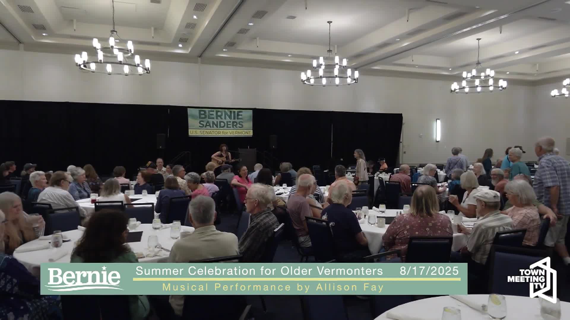 Sen. Sanders: 'Summer Celebration For Older VT'rs'