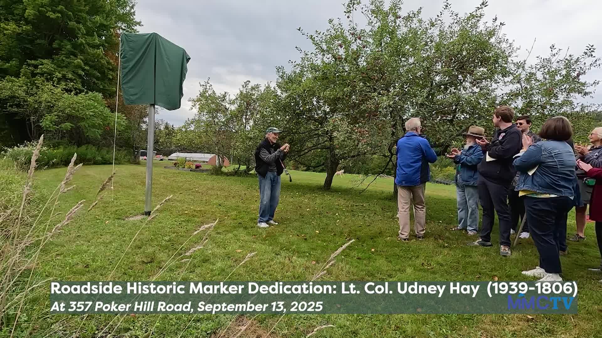 Underhill Roadside Marker: 'Udney Hay'