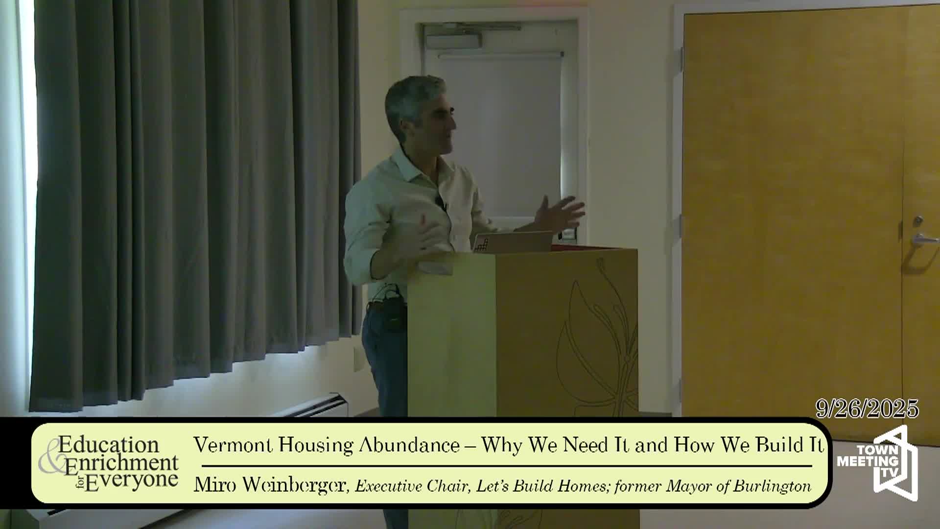 Education and Enrichment: 'VT Housing Abundance'