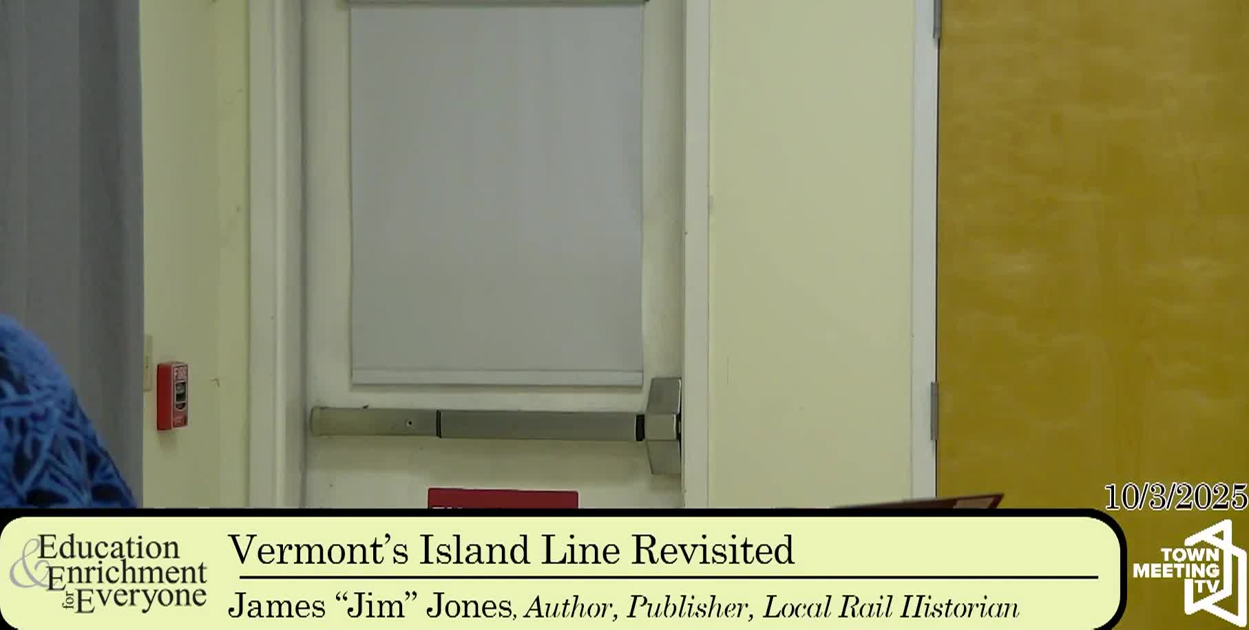 Education and Enrichment: 'Vermont’s Island Line Revisited'