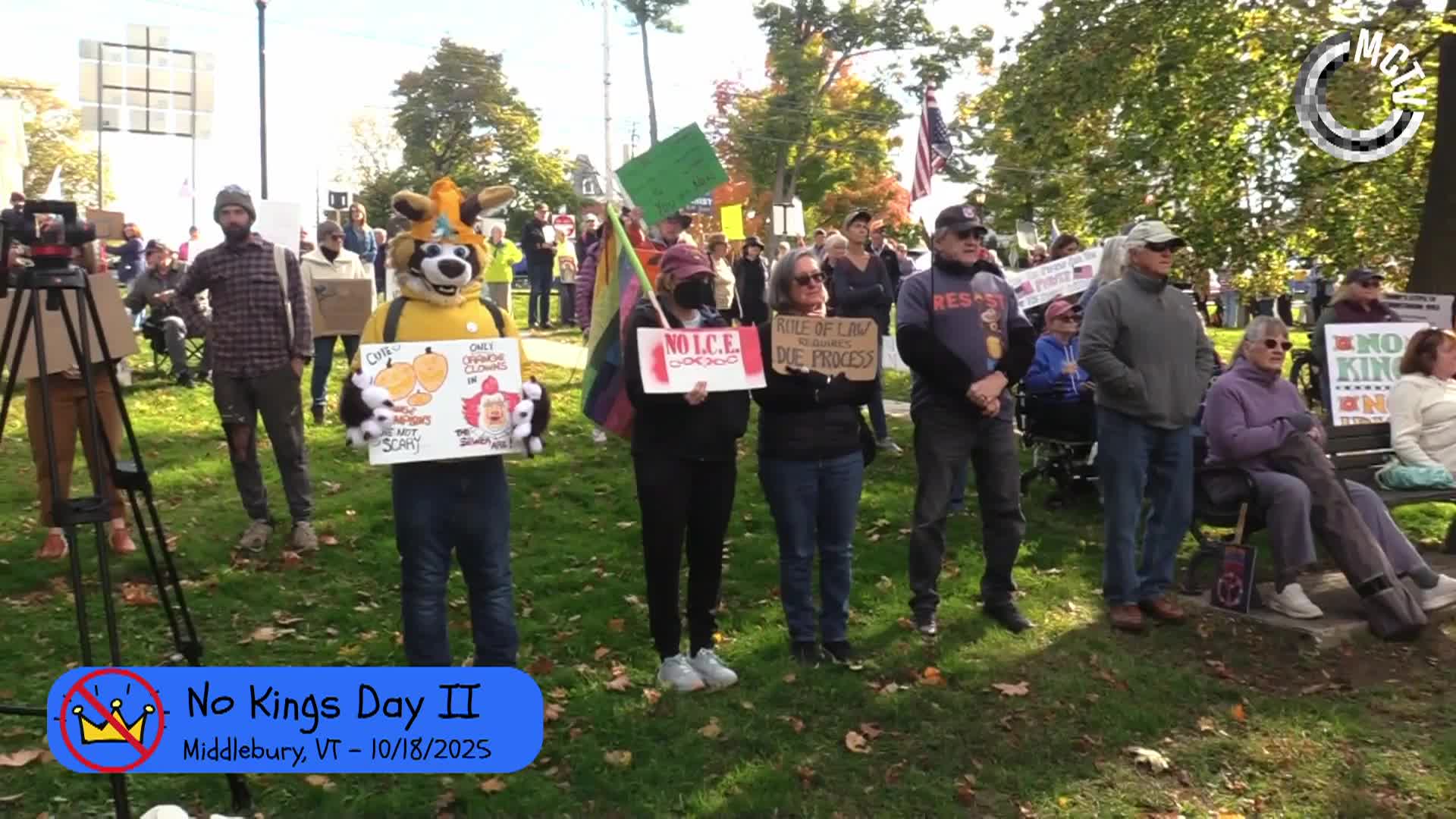 No Kings Protest: 'Middlebury, VT'