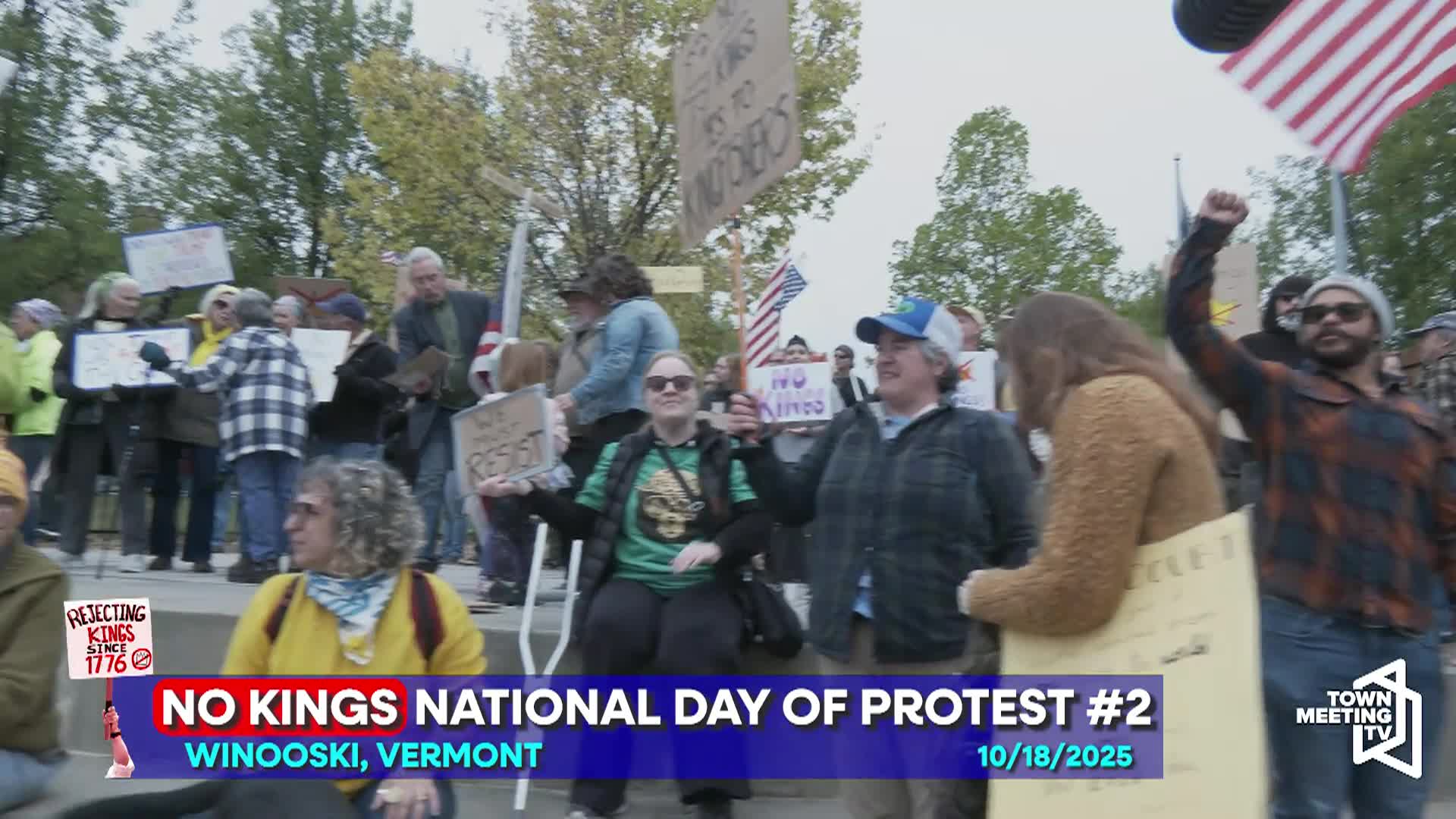 No Kings Protest: 'Winooski, VT'