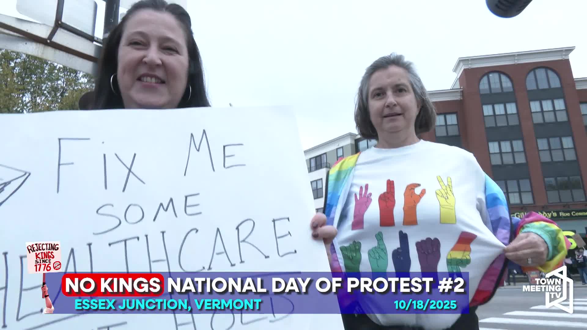 No Kings Protest: 'Essex Junction, VT'