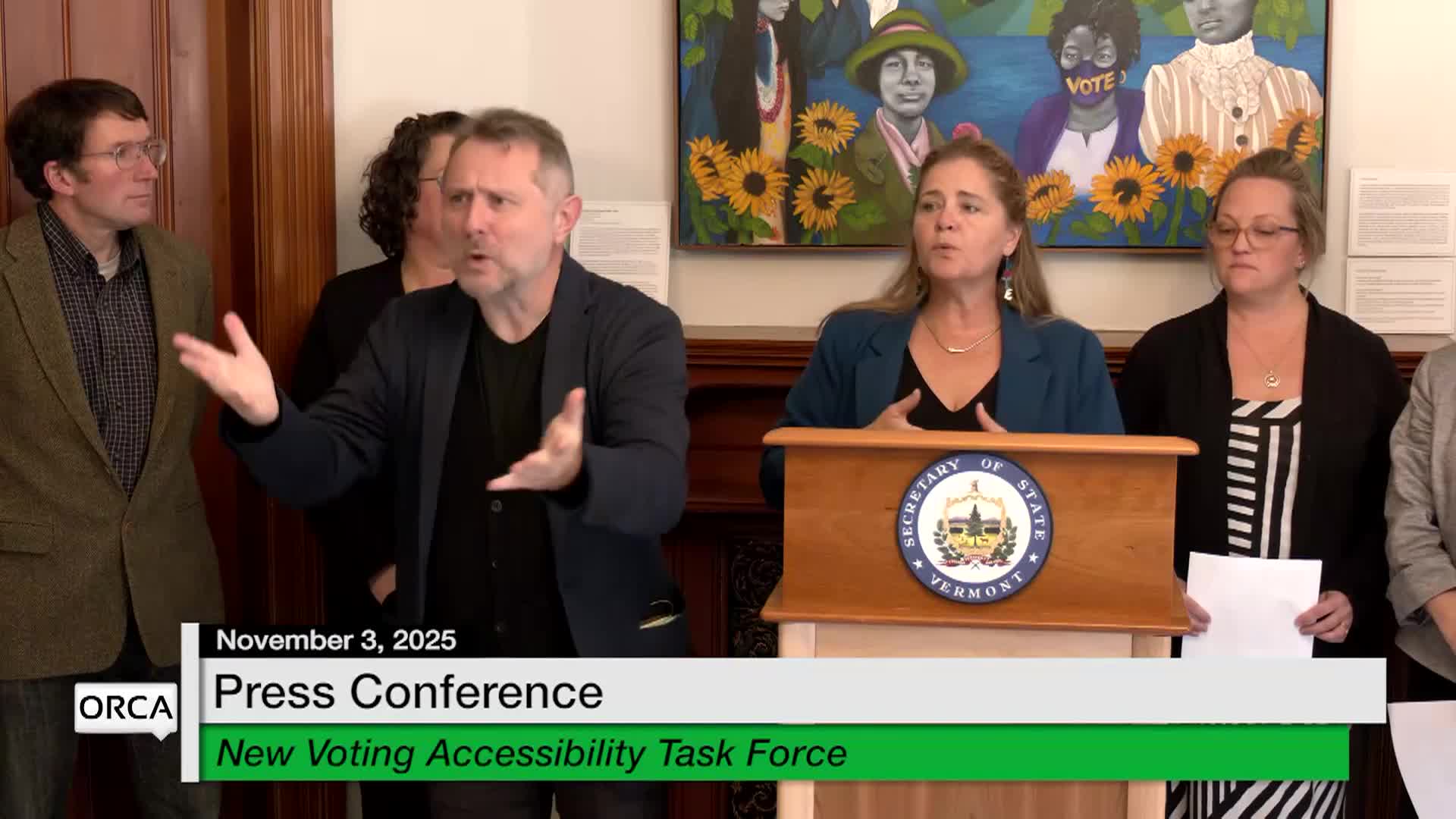 Press Conf. Copeland Hanzas: 'New Voting Accessibility'