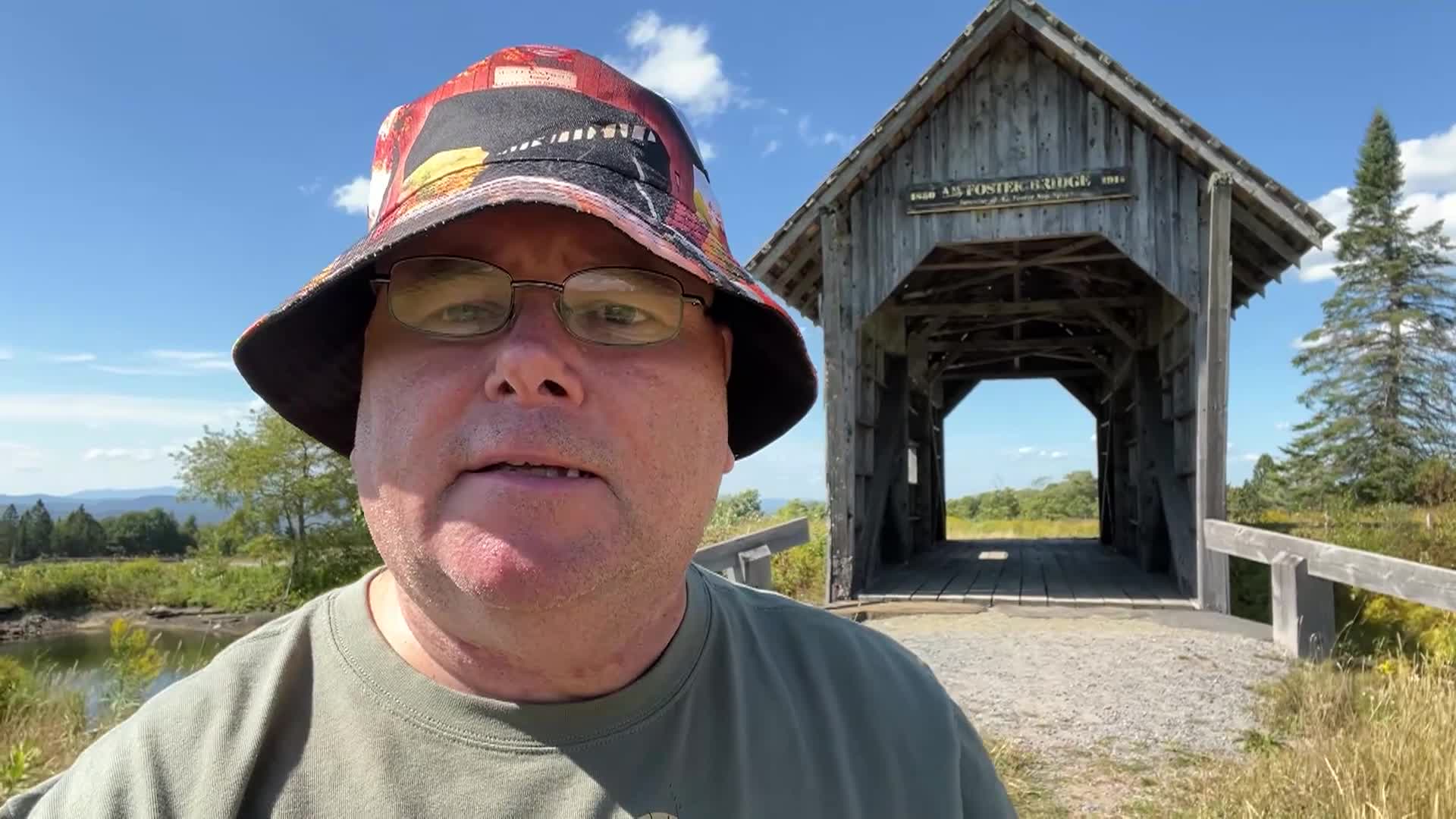 Vermont's 100 Covered Bridges 'A.M. Foster Bridge, Cabot Plains'