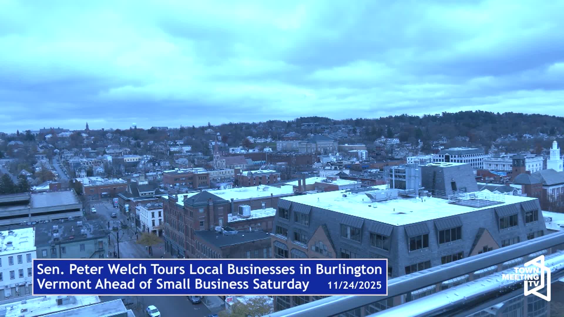 Sen. Welch: 'Tour Local Businesses In Burlington'