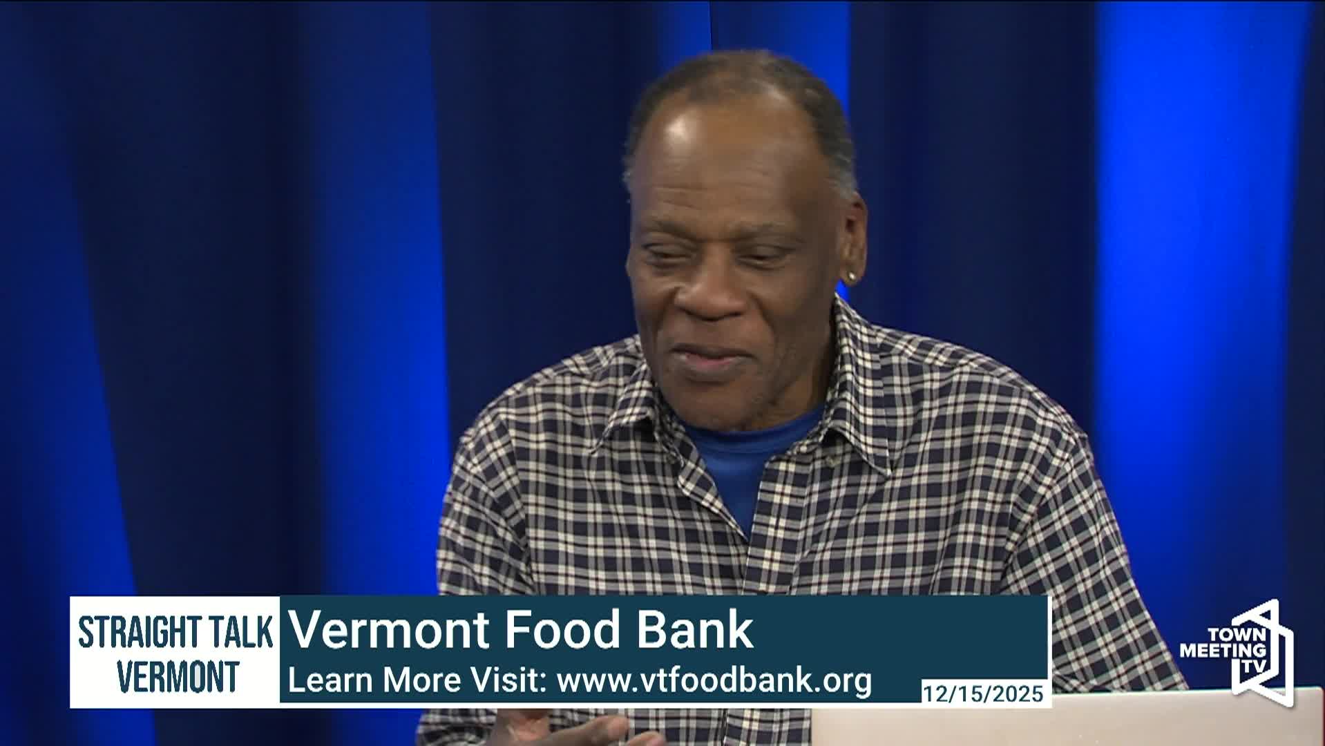 Straight Talk Vermont: 'Vermont Food Bank'