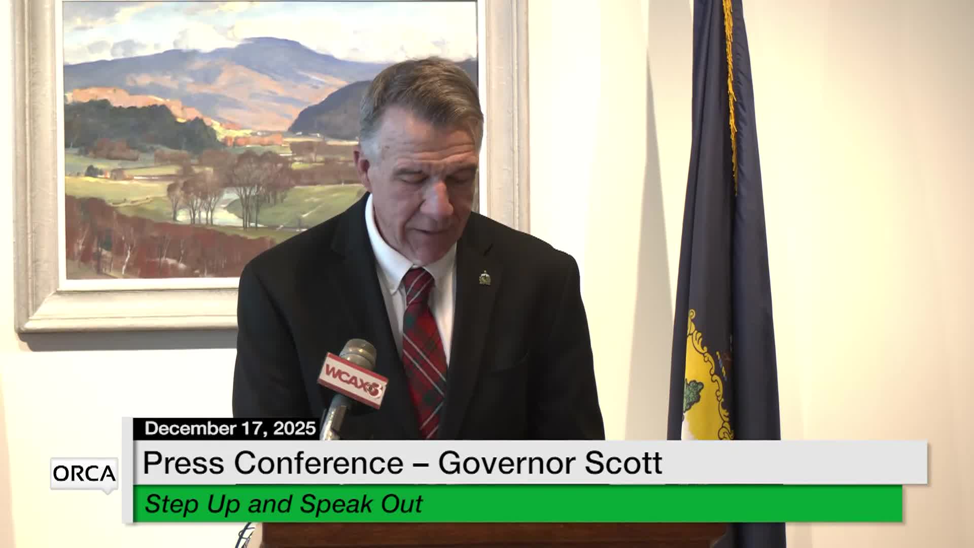 Press Conf. Gov. Scott: Step Up And Speak Out 'Weekly Update'