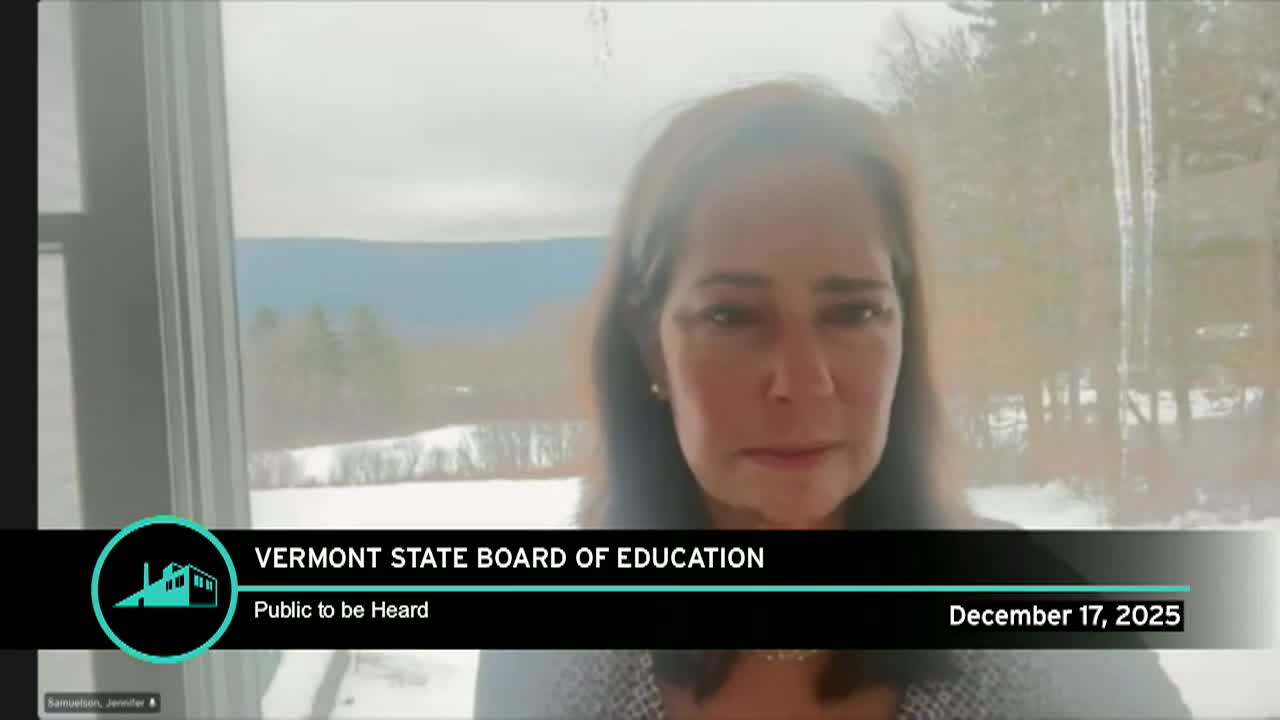 VT State Board Of Education: '12/17 Meeting'