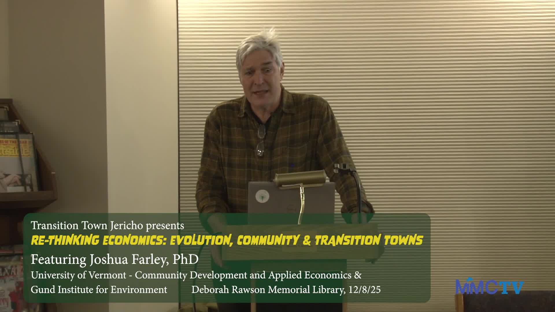Transition Town Jericho: 'Re-Thinking Economics'