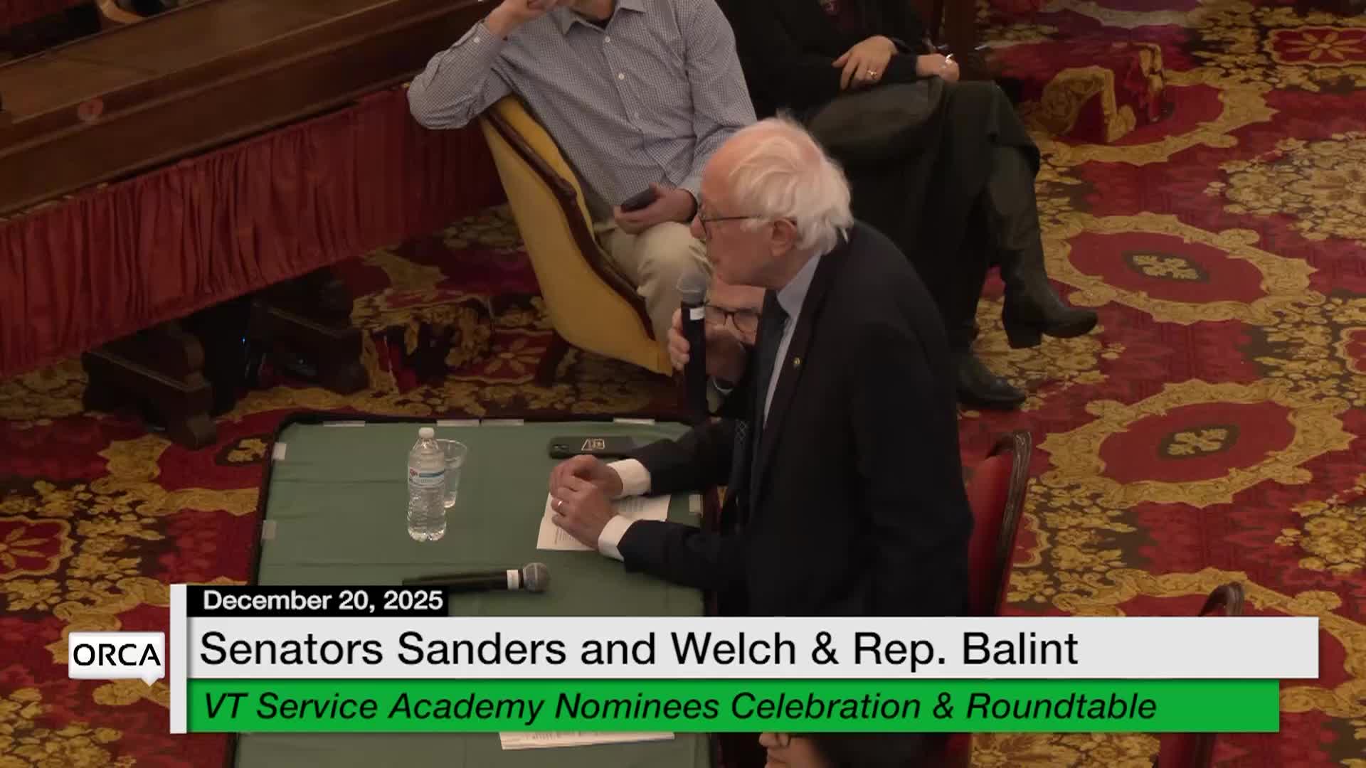 VT State House: Special Event 'VT Service Academy Celebration'