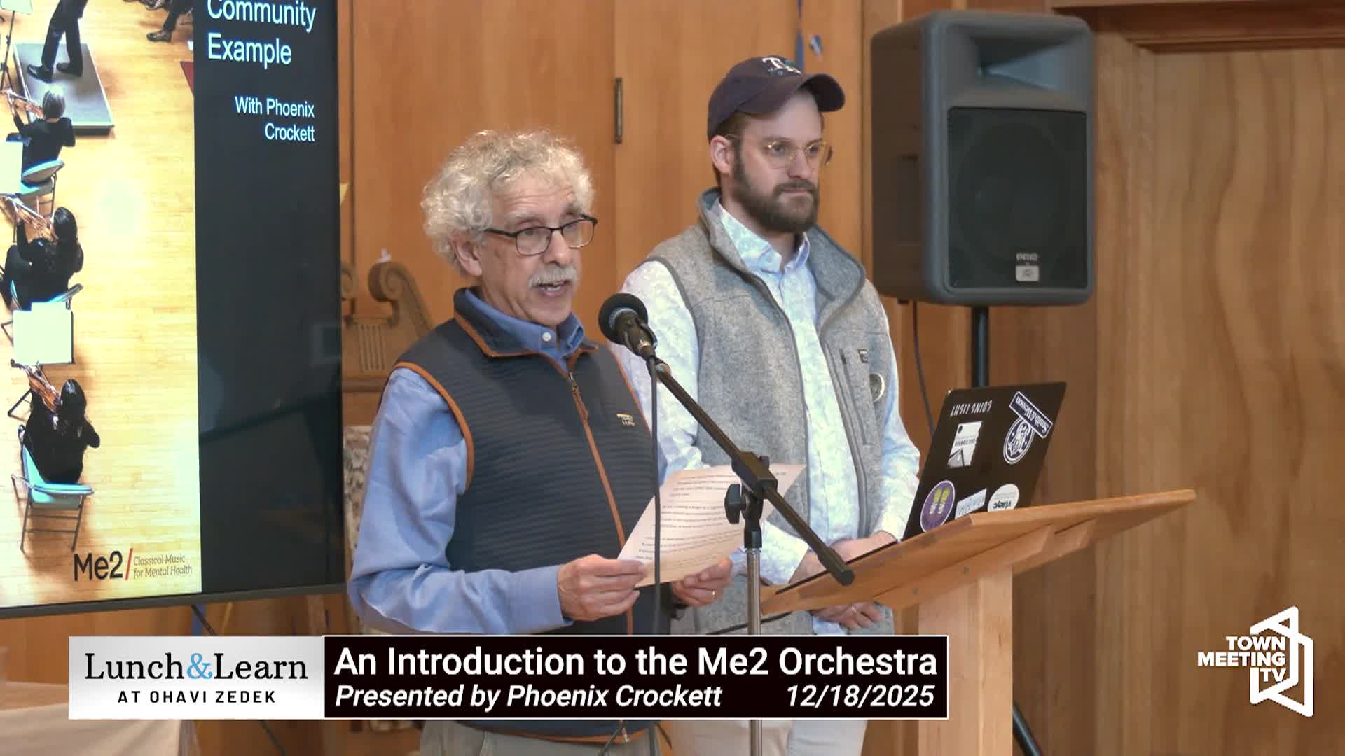 Ohavi Zedek: 'An Introduction To The Me2 Orchestra'