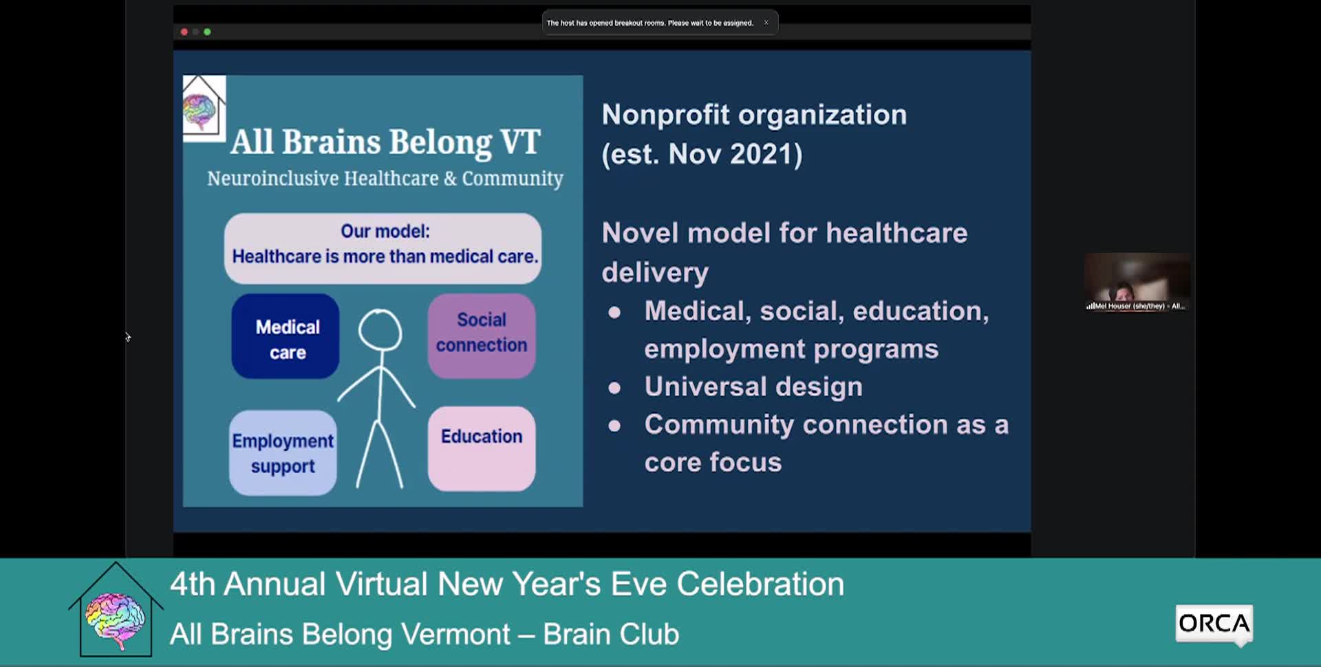 All Brains Belong VT, Brain Club: '4th Annual New Years Celebration'
