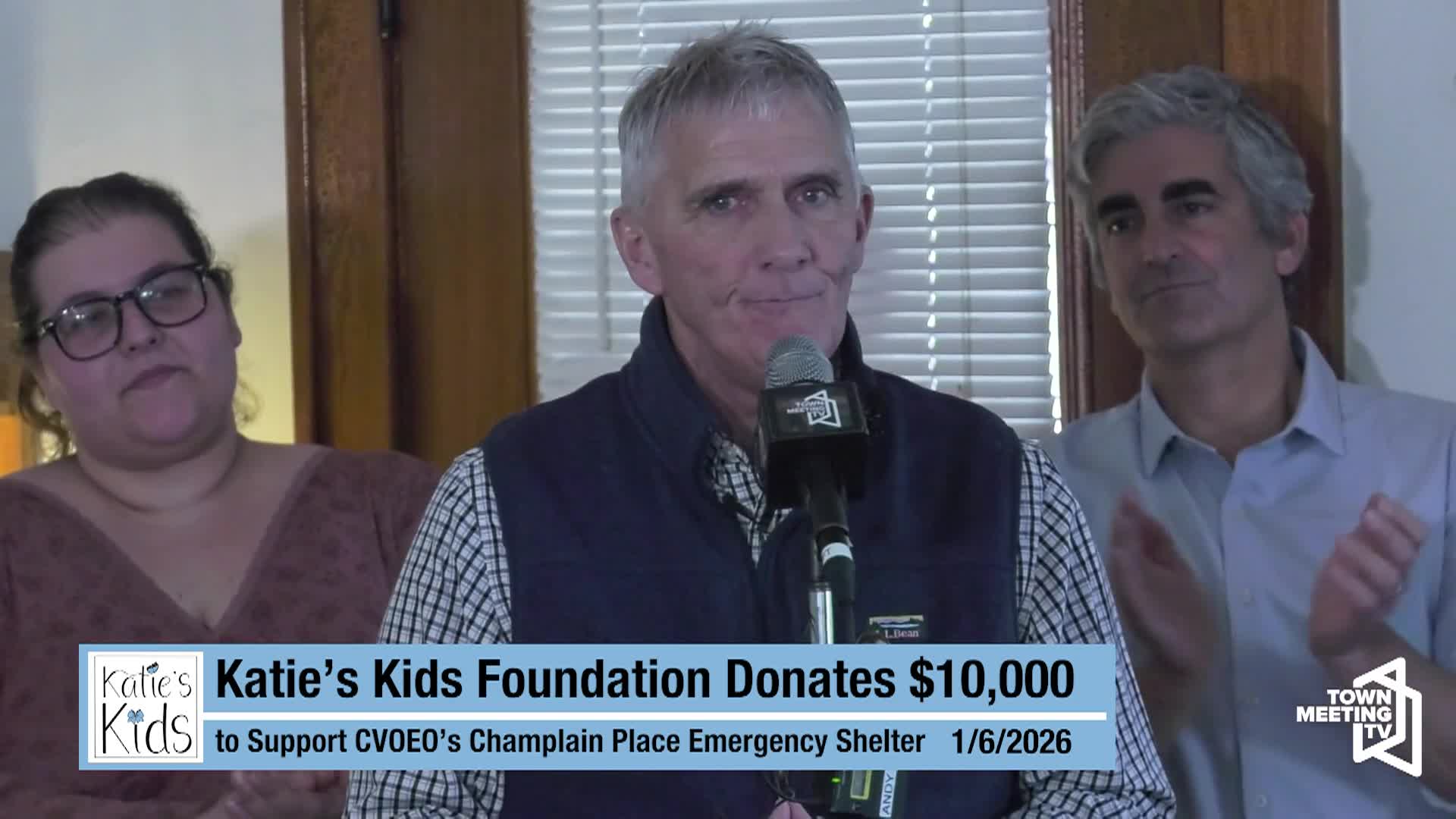 CVOEO: 'Katie’s Kids Foundation Donates'