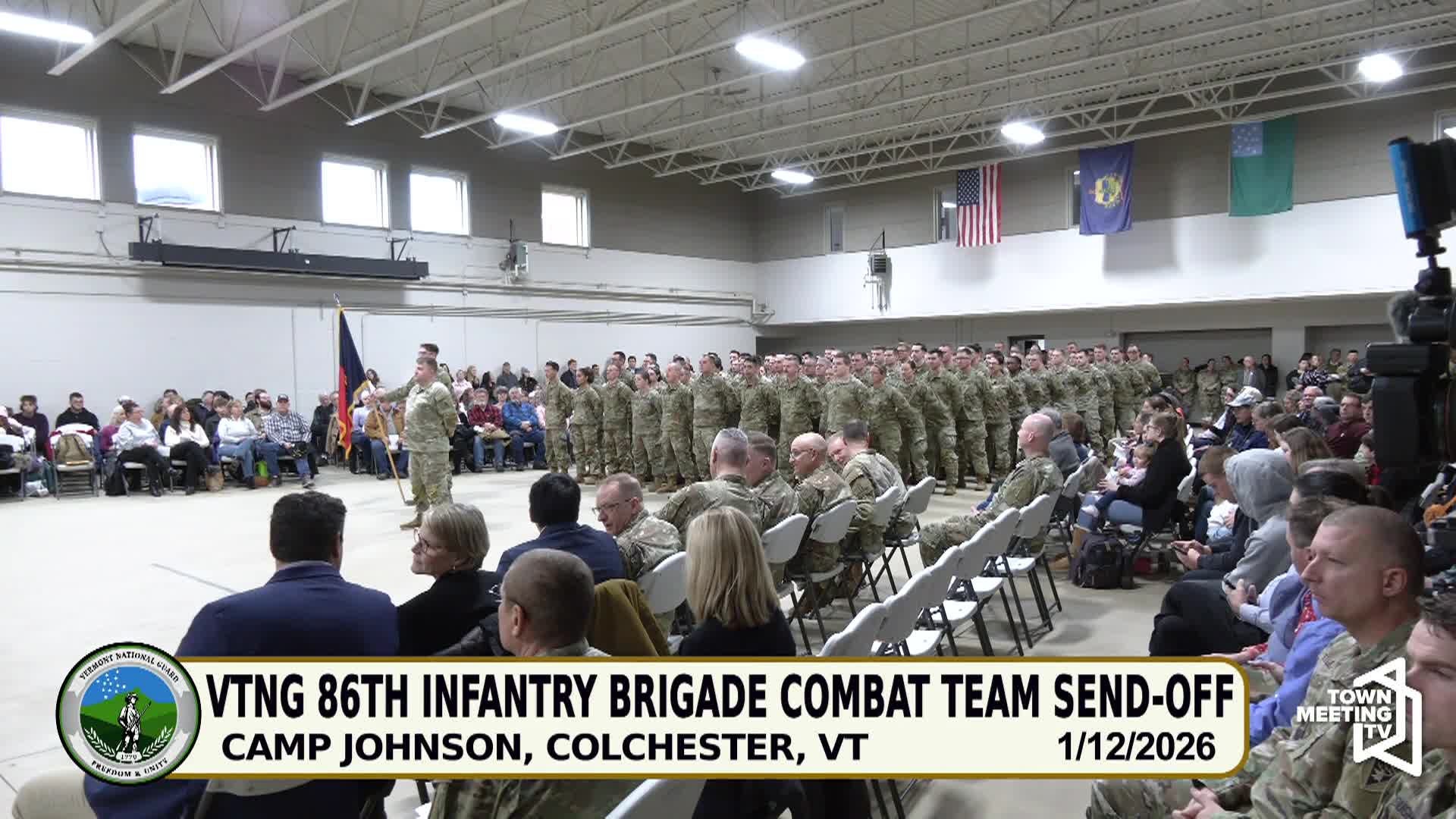 VT National Guard: '86th Infantry Brigade Combat Team Send-off Ceremony'