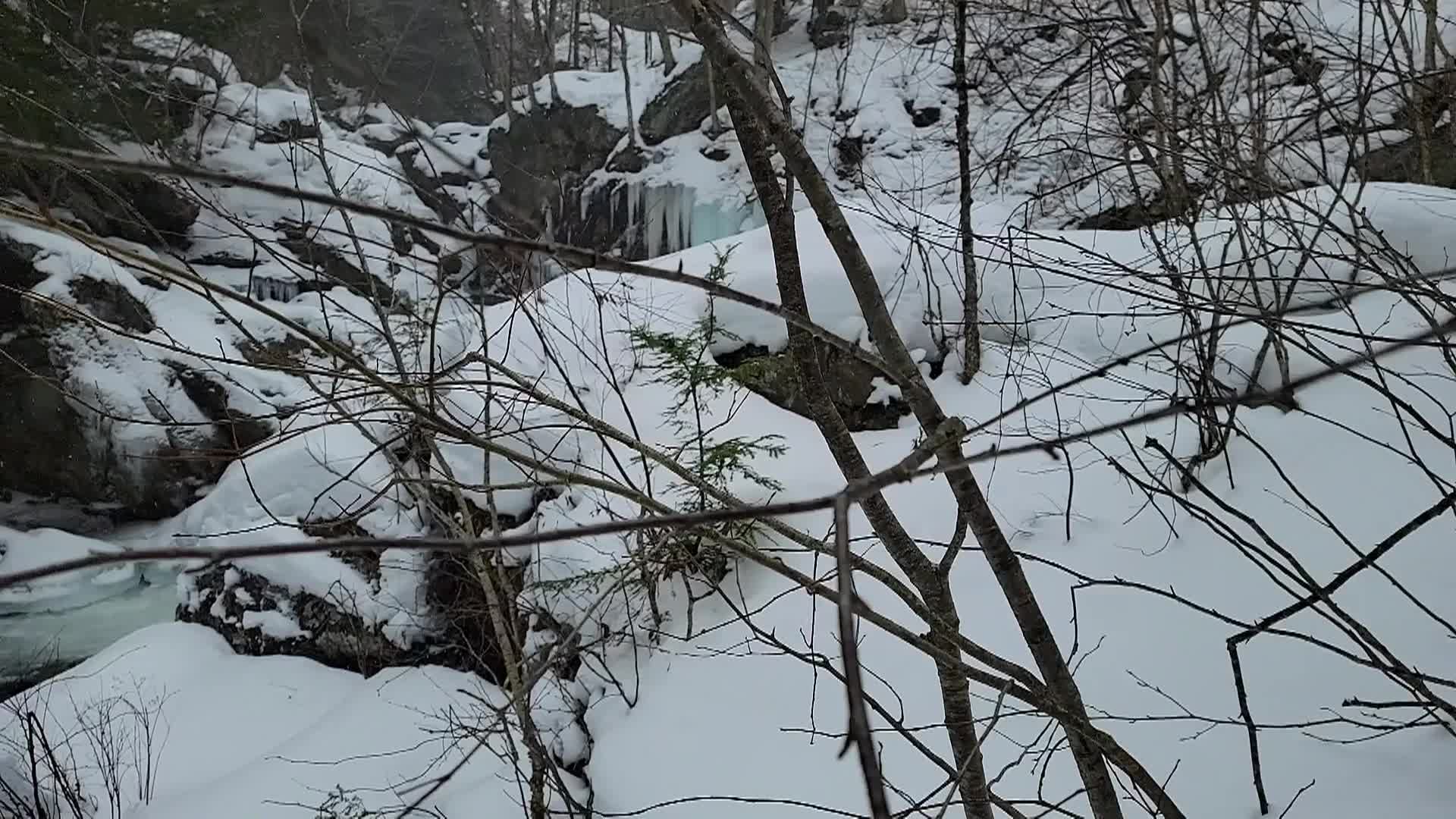 Rations: 'Super-Telephoto Frozen Waterfalls'