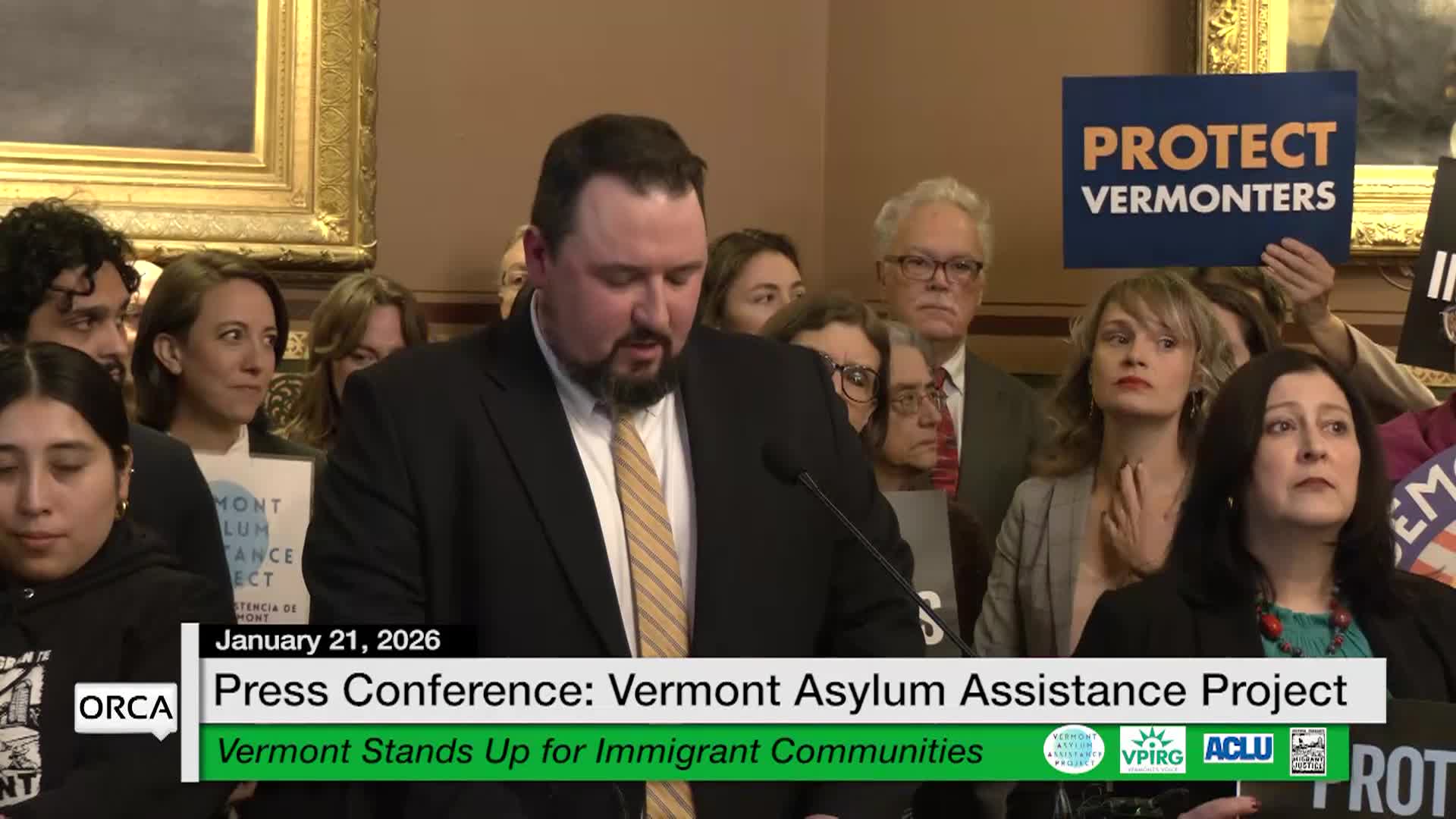 Press Conf. VPIRG: 'VT Stands Up For Immigration Communities'