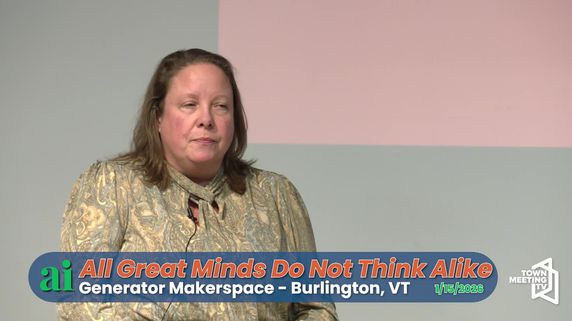 AI VT: 'All Great Minds Do Not Think Alike'