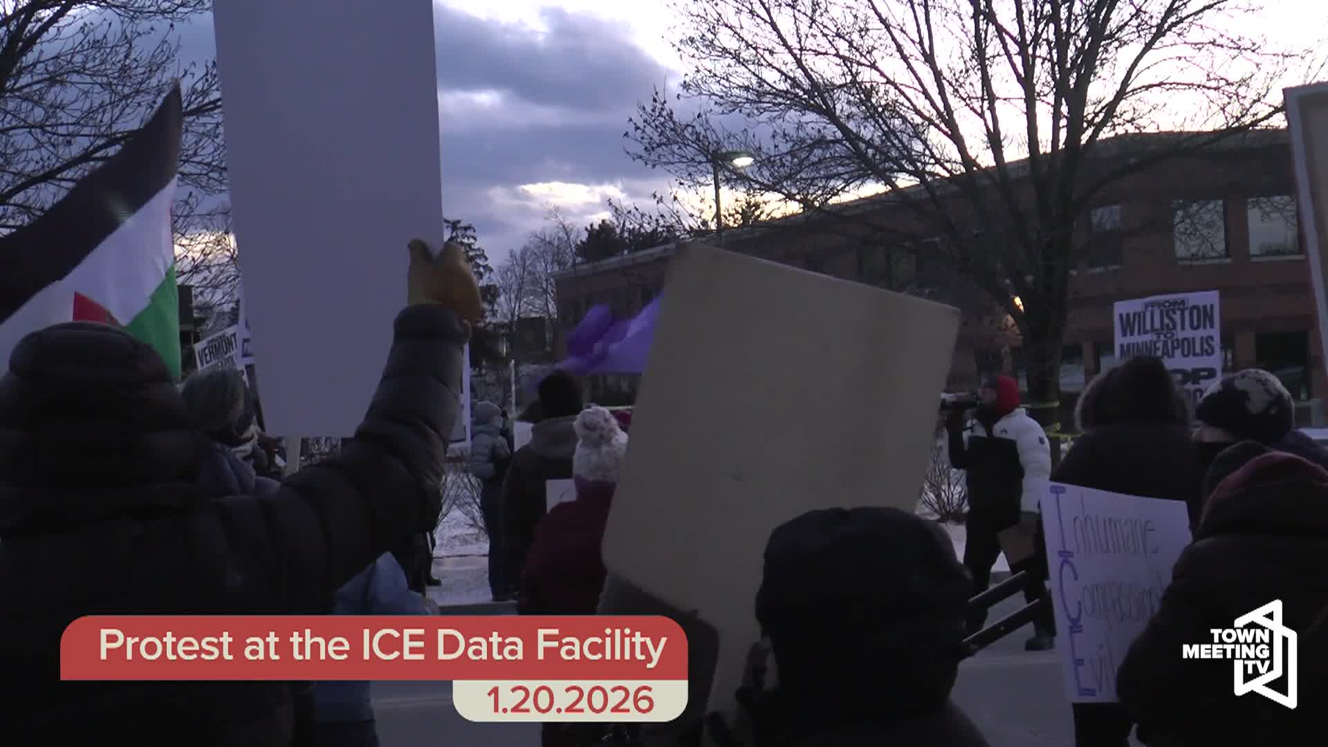 Vermont Confidential: 'Protest At The ICE Data Facility'