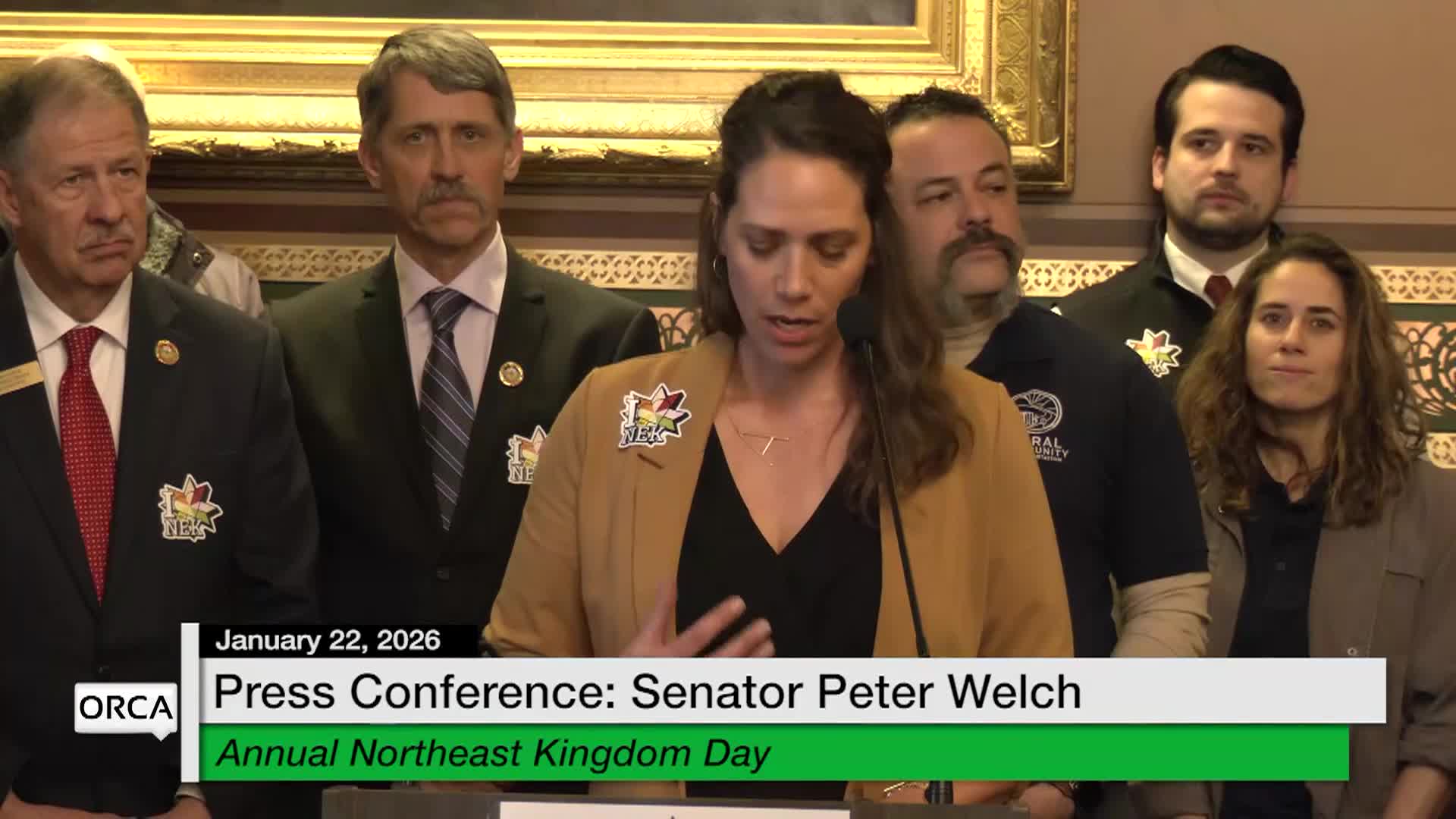 Press Conf. Peter Welch: 'Annual NEK Day'