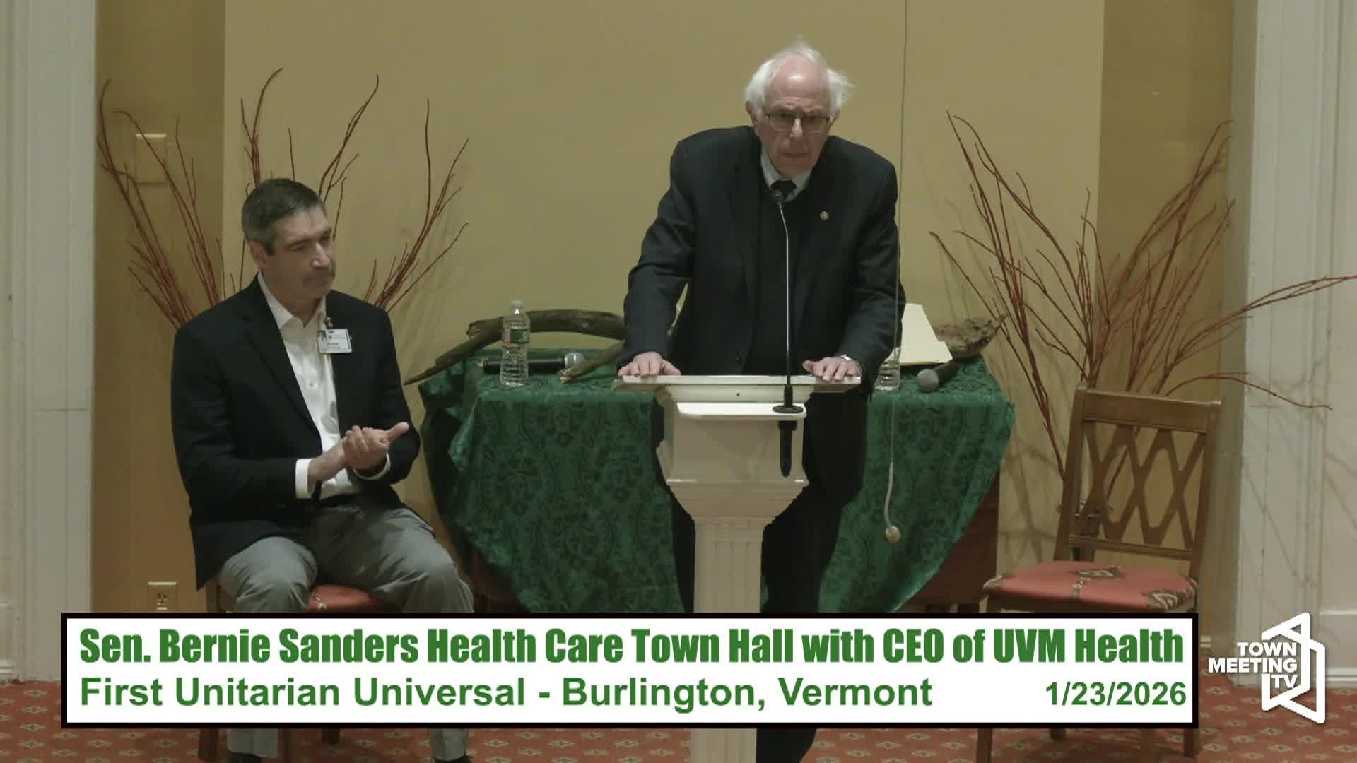 Sen. Sanders: 'Health Care Town Hall'