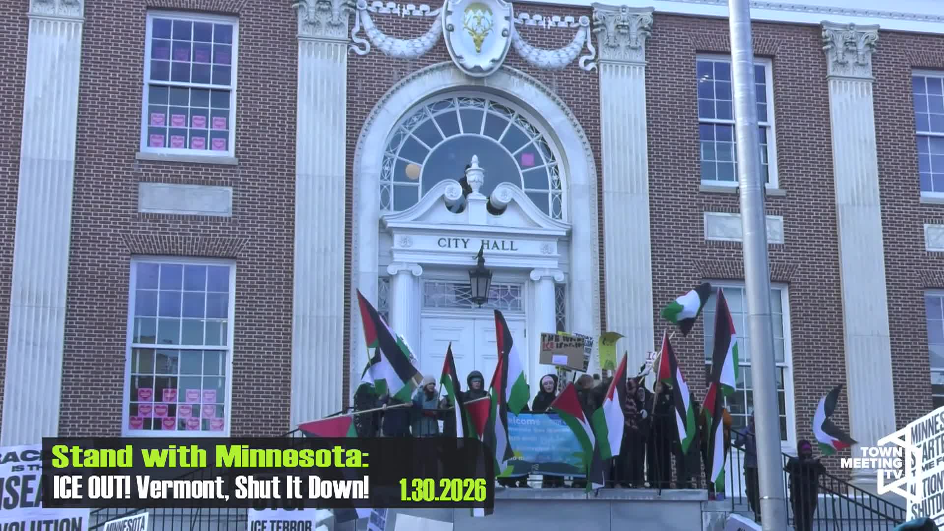 Stand With Minnesota: 'ICE Out! Vermont, Shut It Down!'