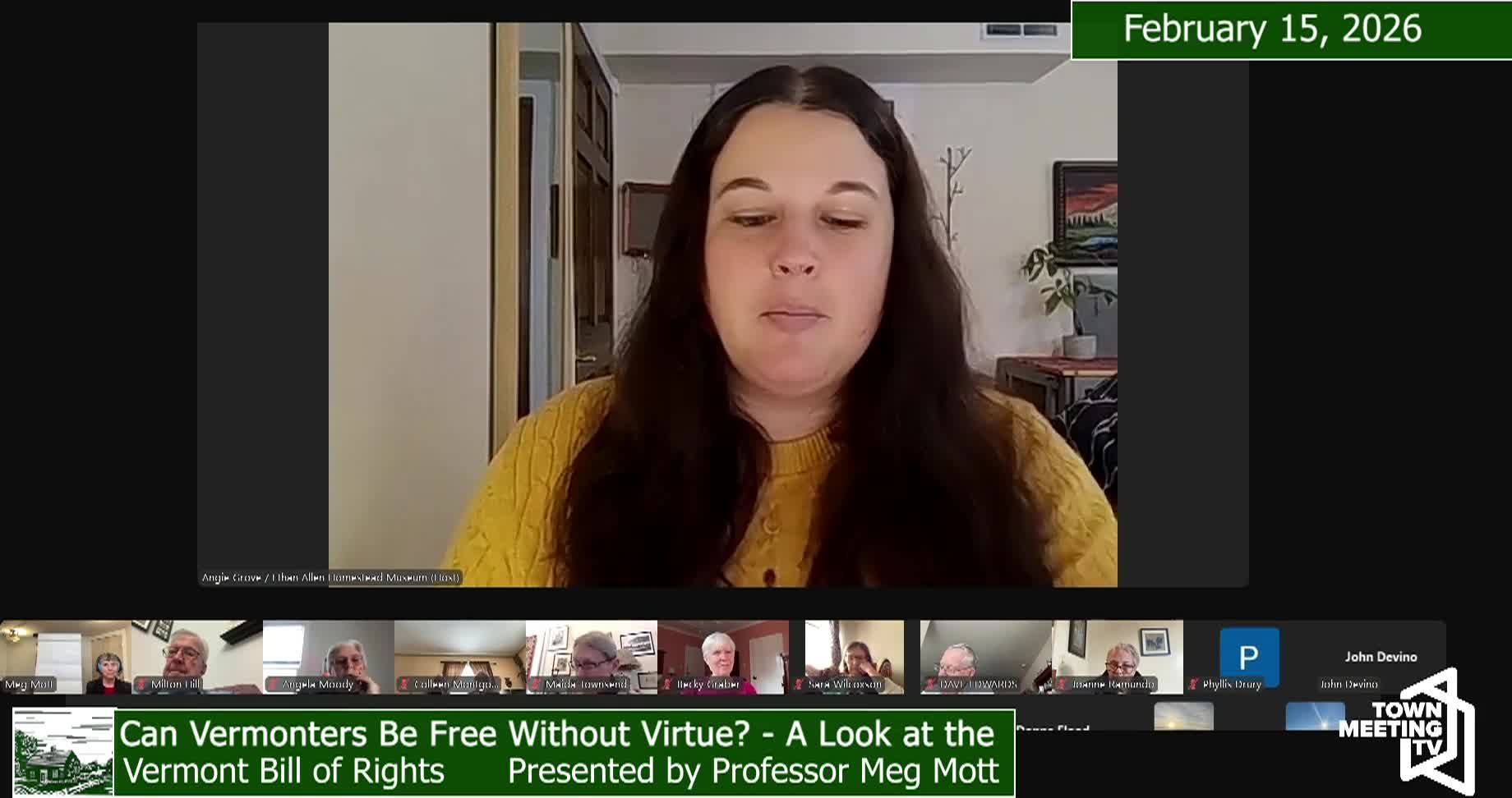 EAH: 'Can VTr's Be Free Without Virtue?'