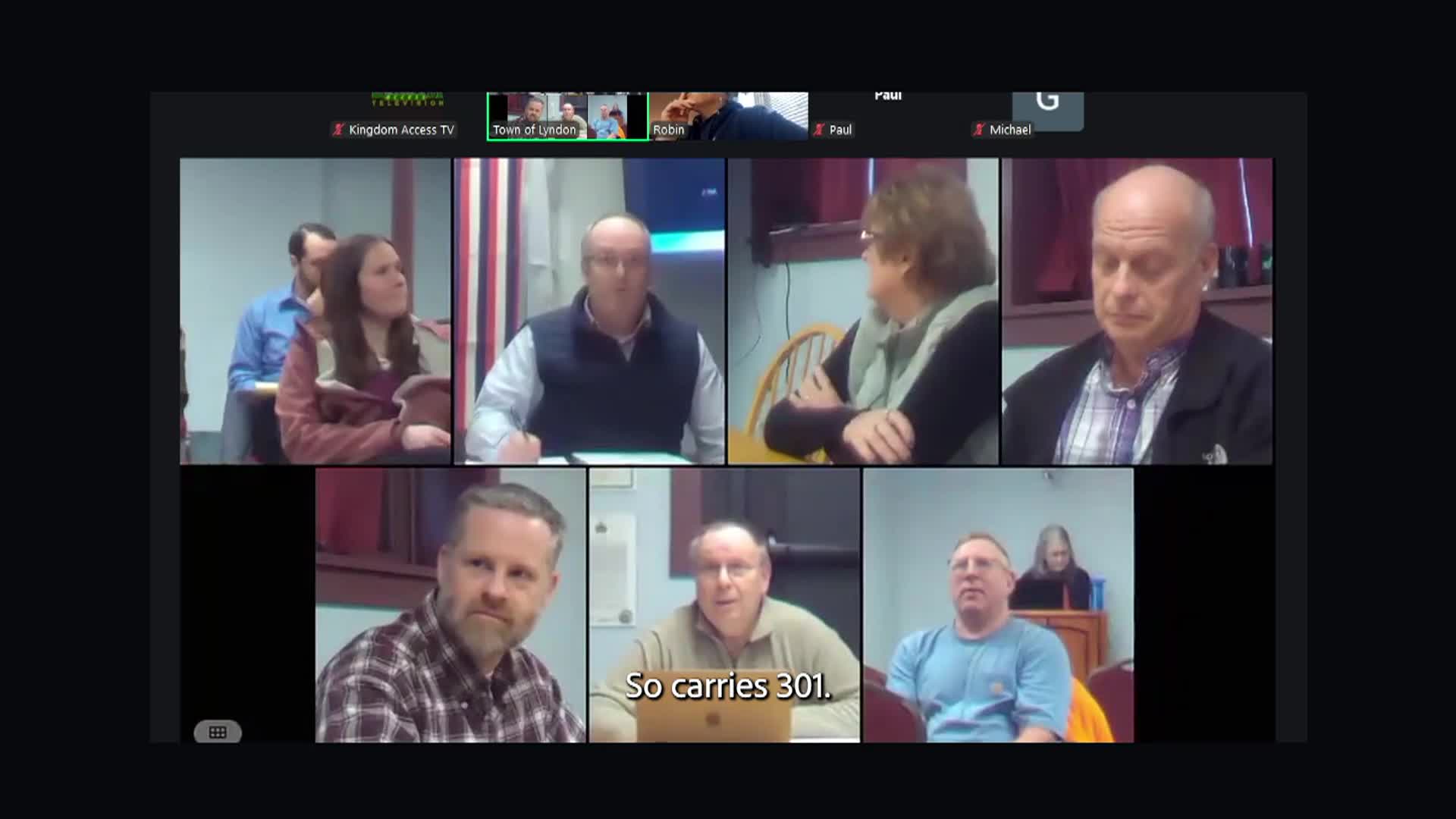 Lyndon Selectboard Meeting: '3/16 Regular Meeting'