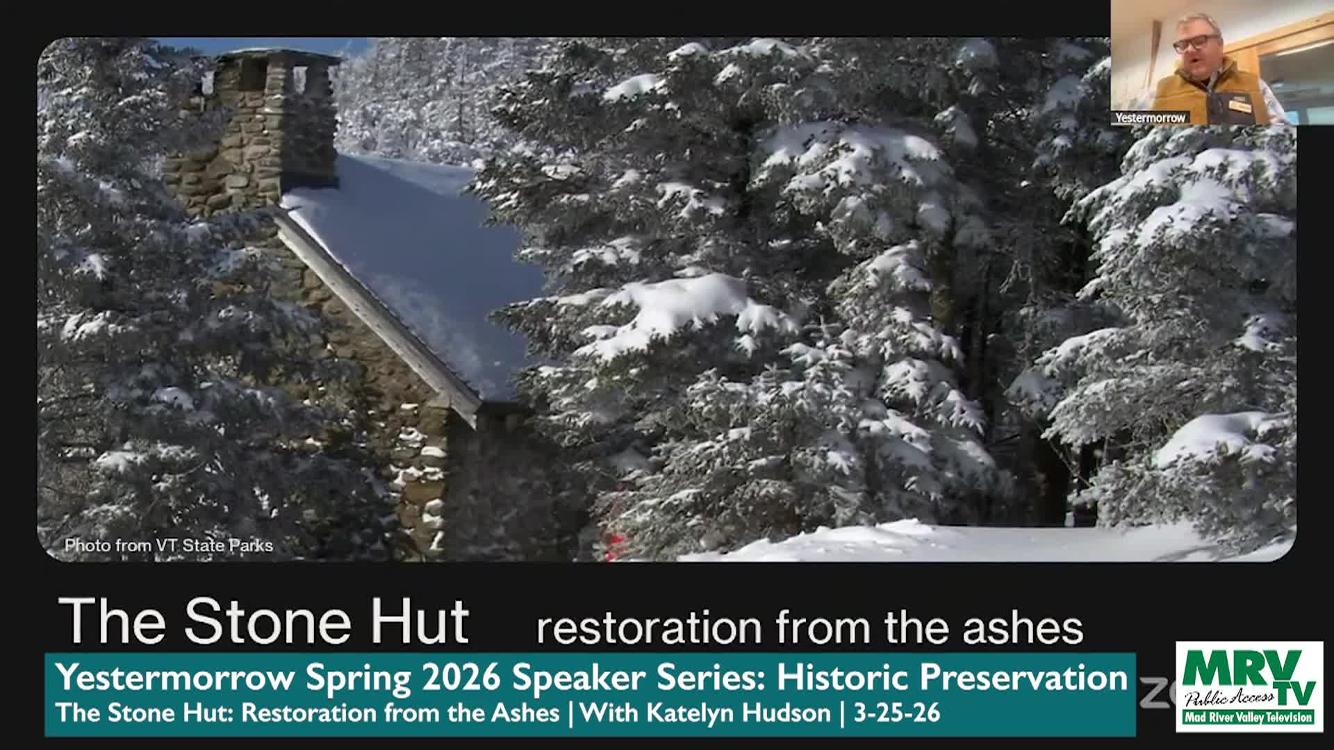 Thumbnail image for Yestermorrow Spring Speaker Series: 'The Stone Hut'