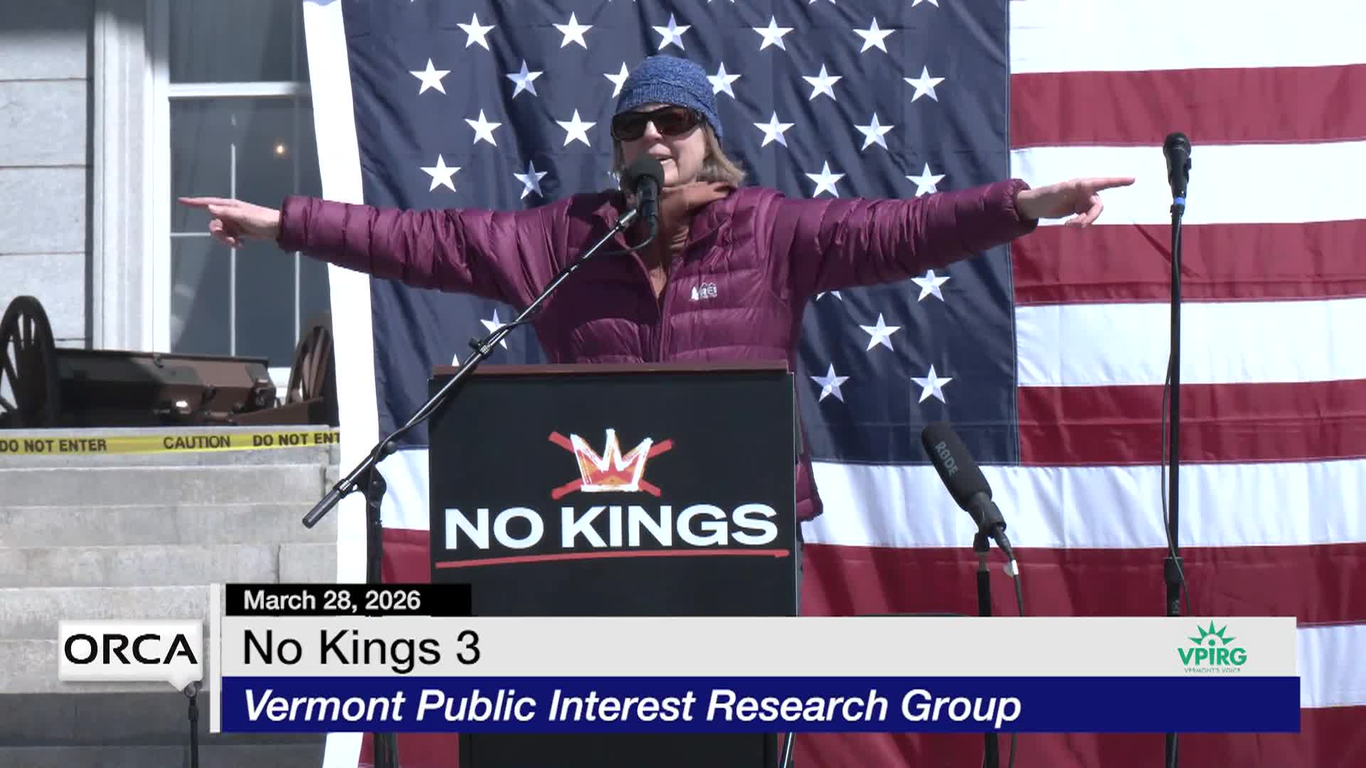 Thumbnail image for VT State House: Special Event 'No Kings 3'