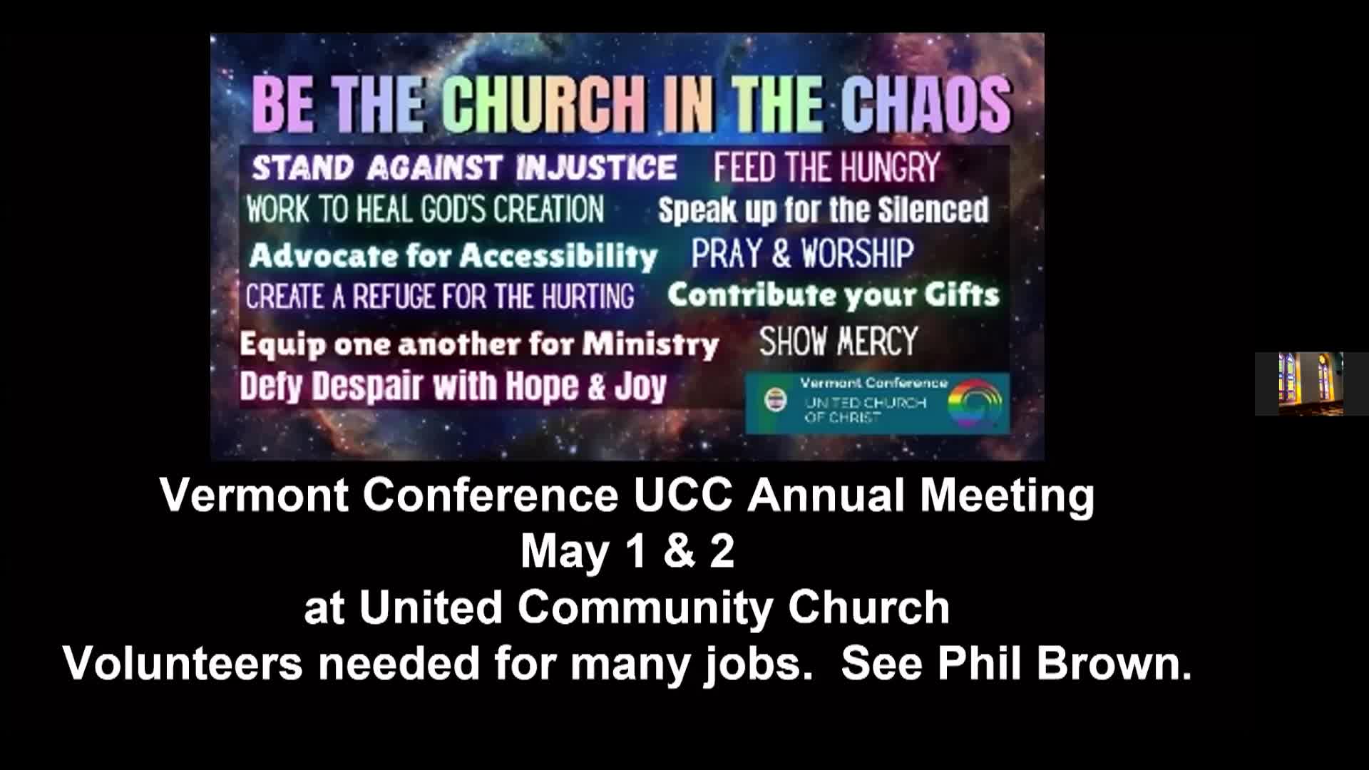 Thumbnail image for Worship with United Community Church