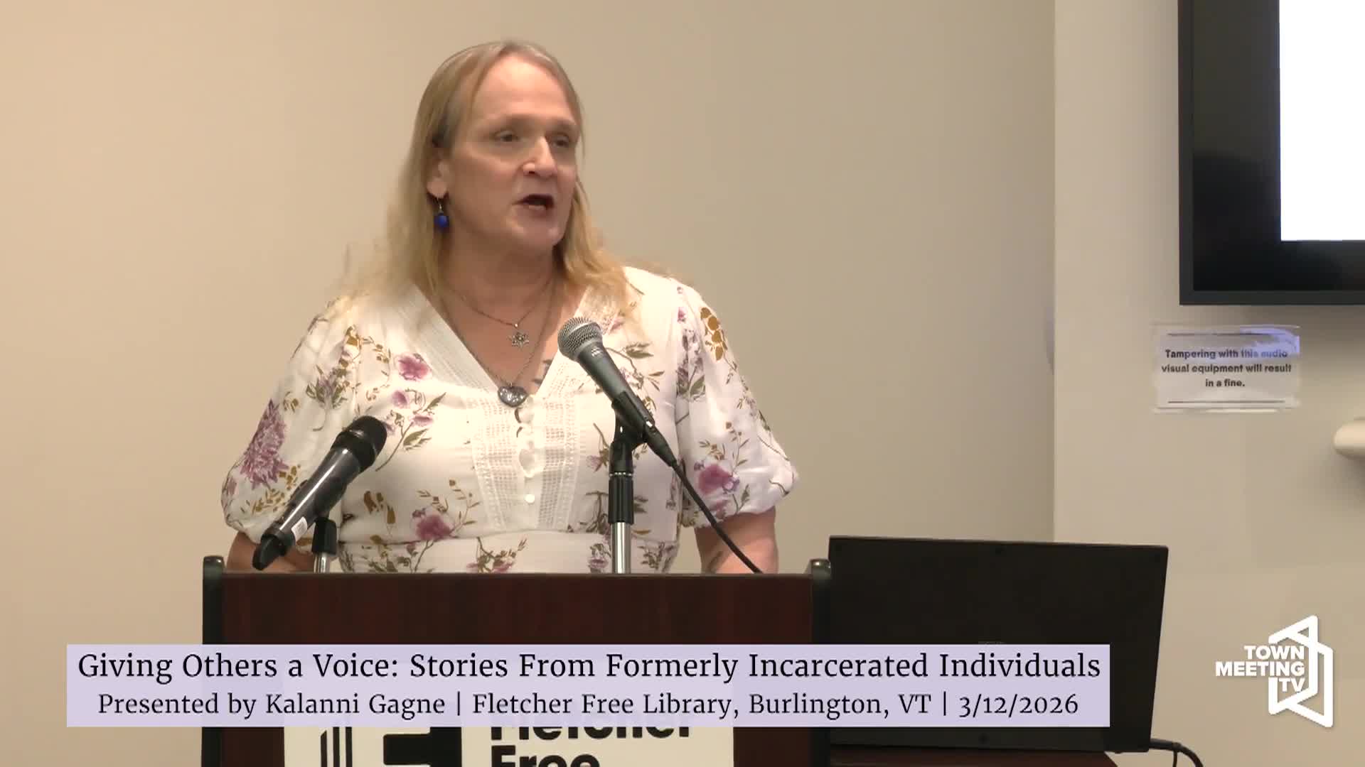 Thumbnail image for Giving Others a Voice: 'Stories From Formerly Incarcerated Individuals'