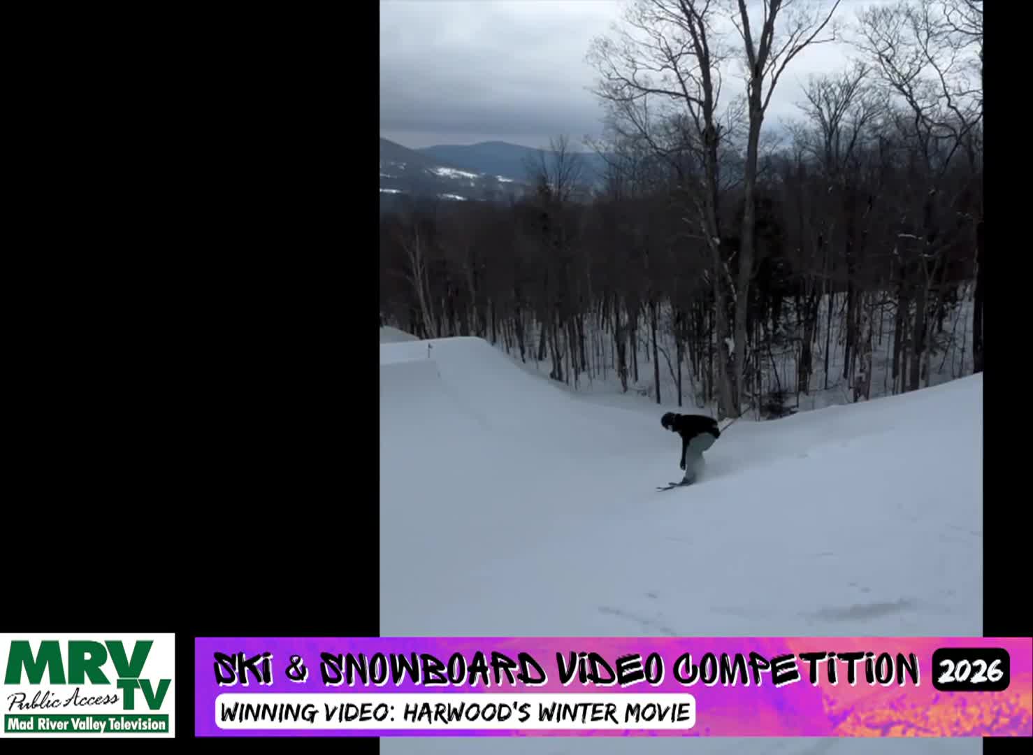 Thumbnail image for 2026 Ski & Snowboard Video Competition Winner: 'Harwood's Winter Movie'