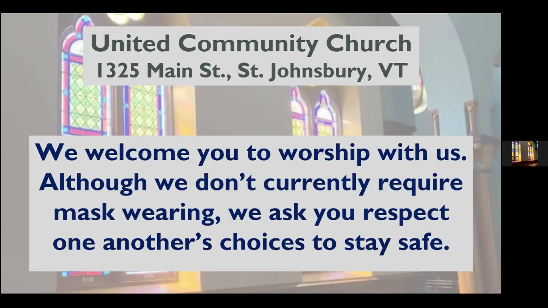 Thumbnail image for Worship with United Community Church