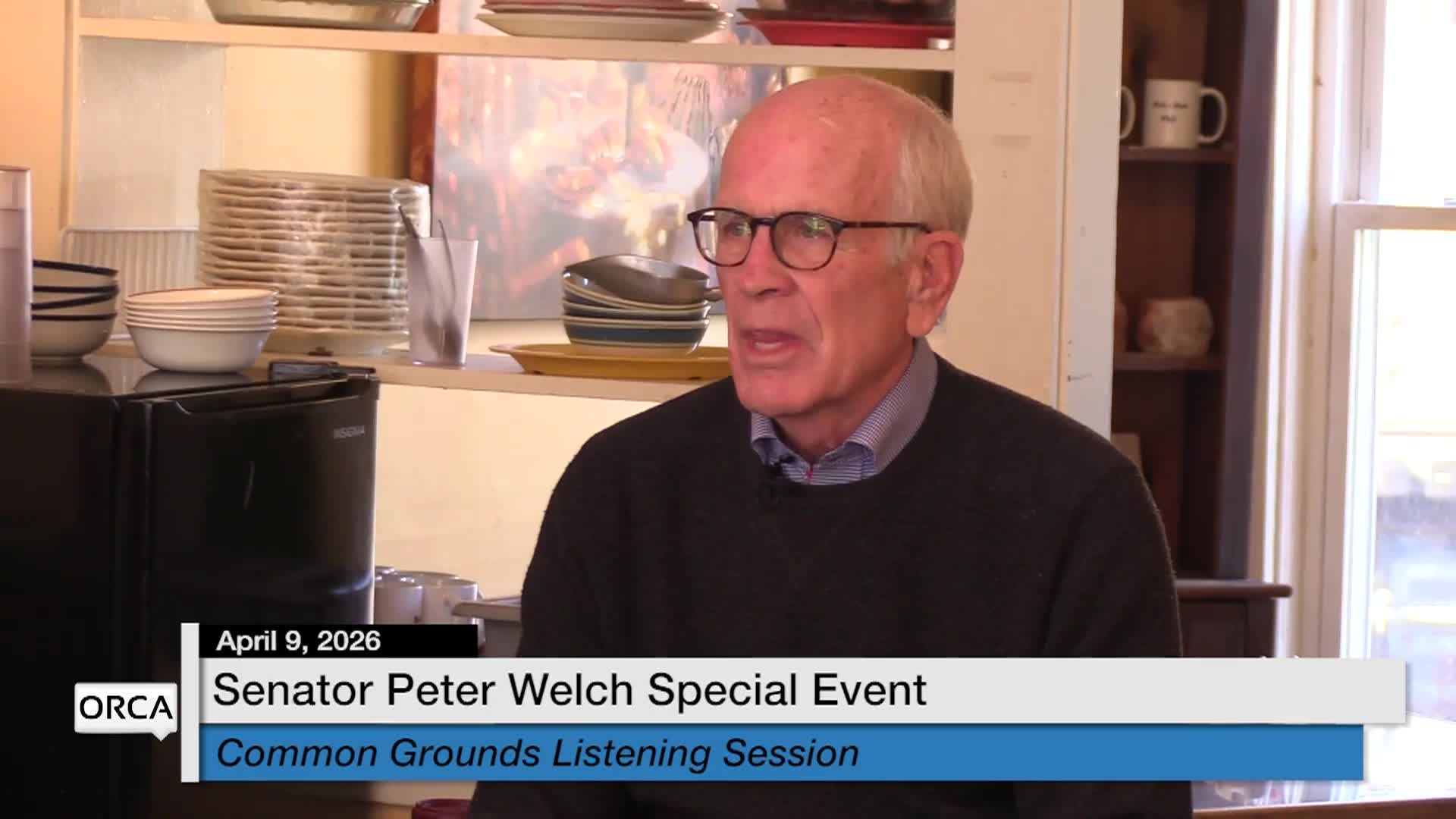 Thumbnail image for Sen. Welch: 'Common Grounds, Bethel'