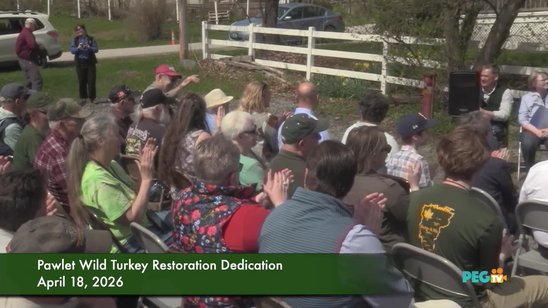 Thumbnail image for Pawlet Wild Turkey Restoration Dedication