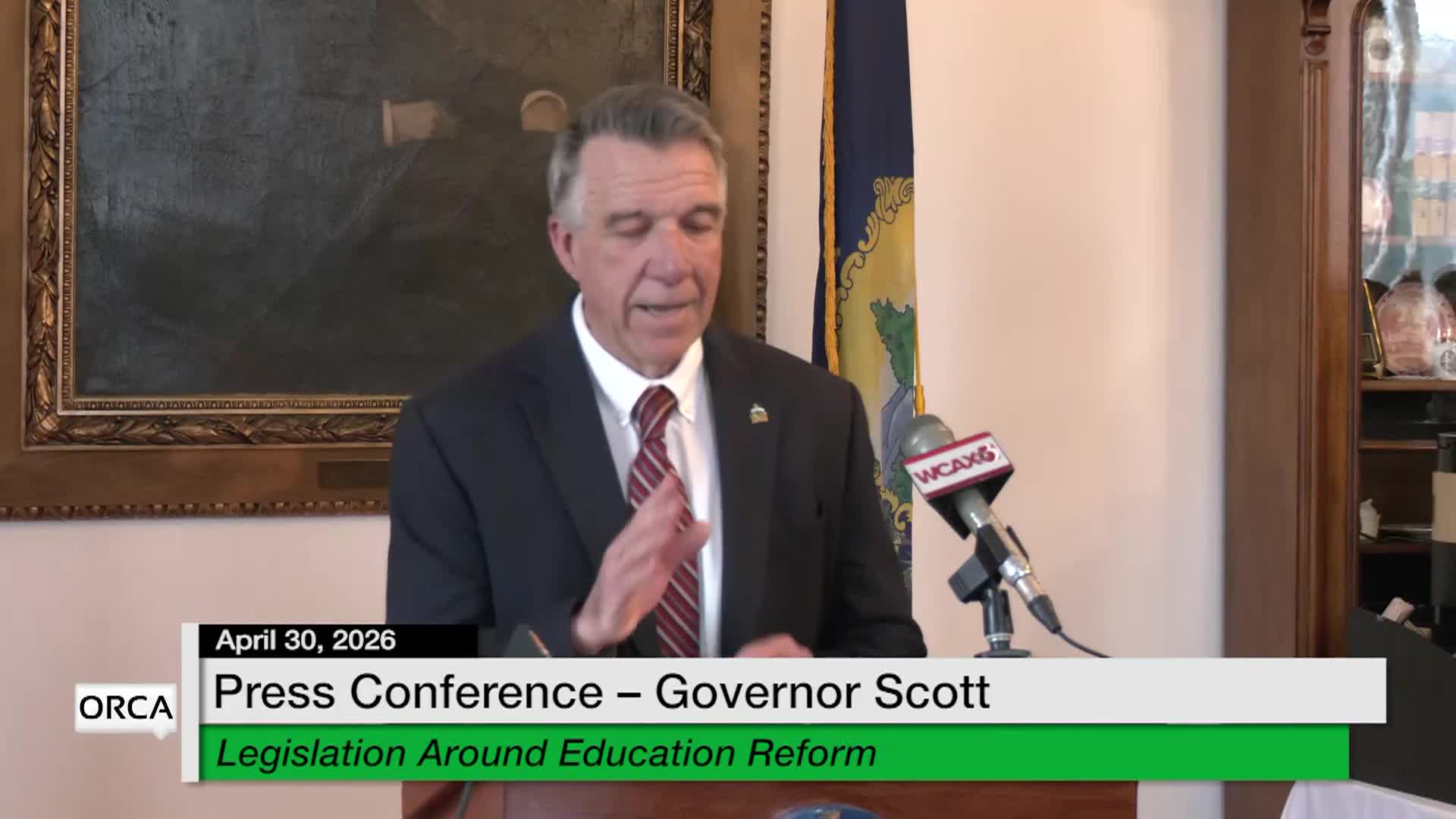 Thumbnail image for Press Conf. Gov. Scott: Legislation Around Education Reform 'Weekly Update'