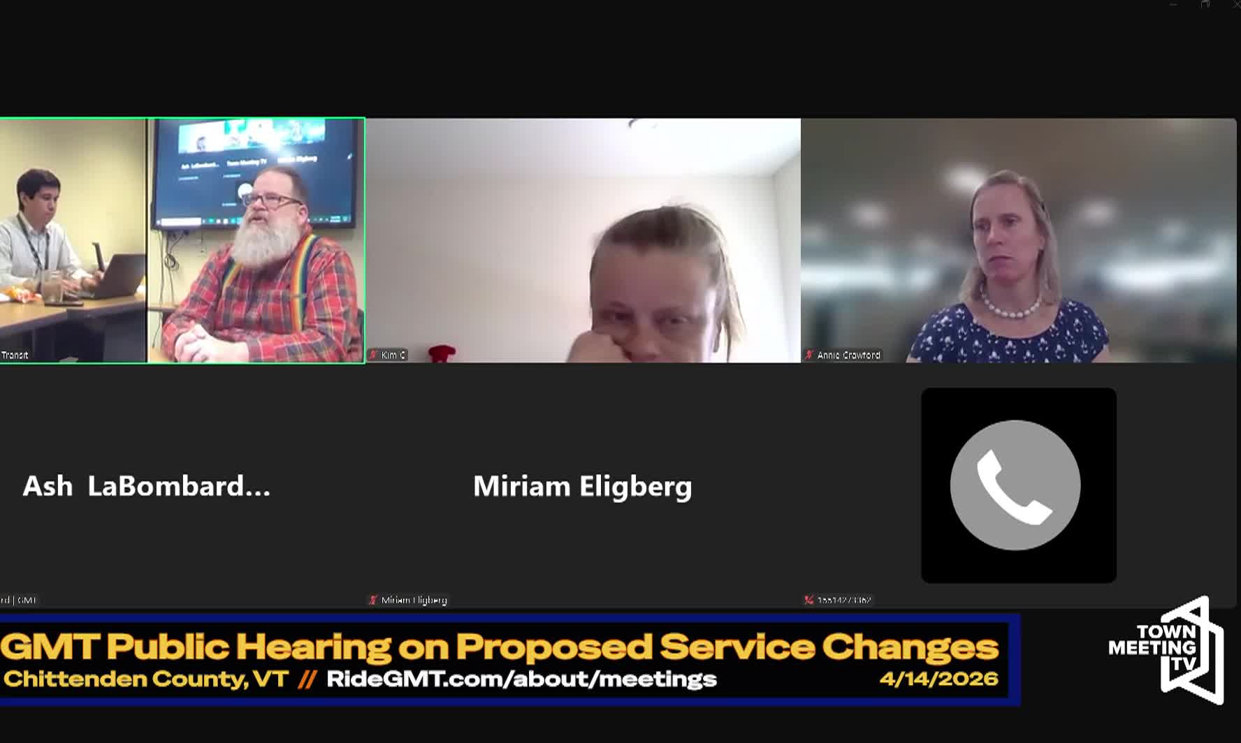 Thumbnail image for Green Mountain Transit: Chittenden County 'Public Hearing On Proposed Service Changes'