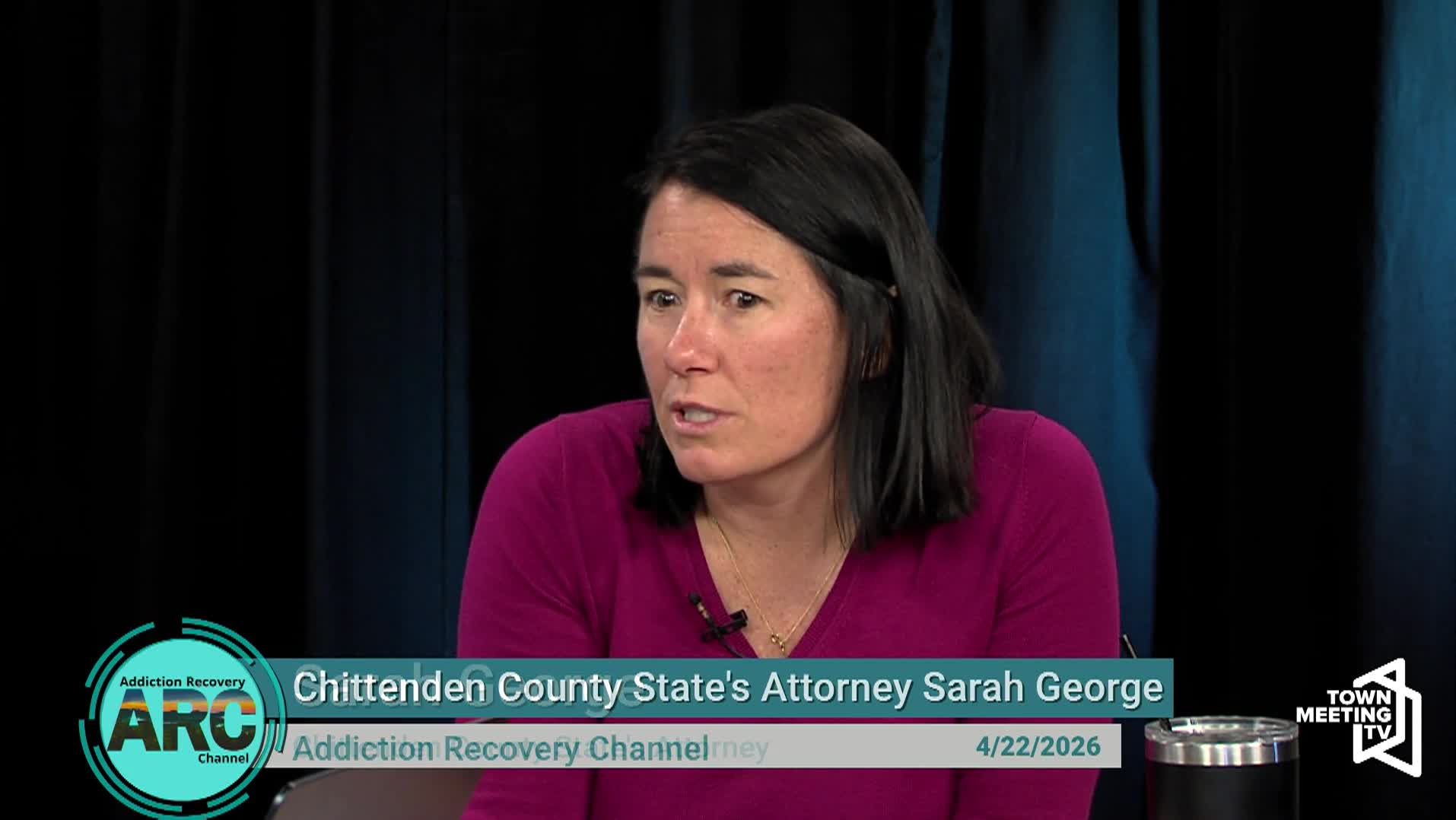 Thumbnail image for Addiction Recovery: 'Chittenden County State's Attorney Sarah George'