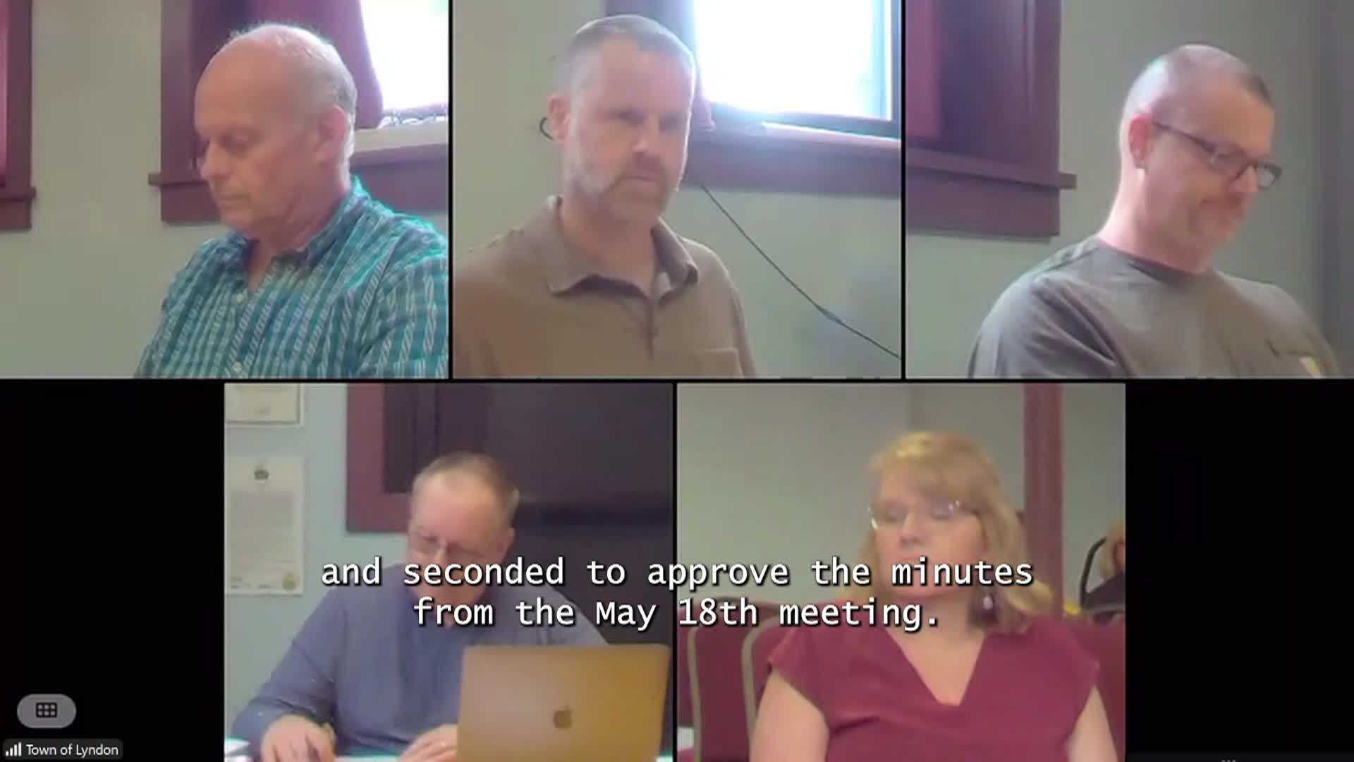 Thumbnail image for Lyndon Selectboard Meeting: '6/1 Regular Meeting'