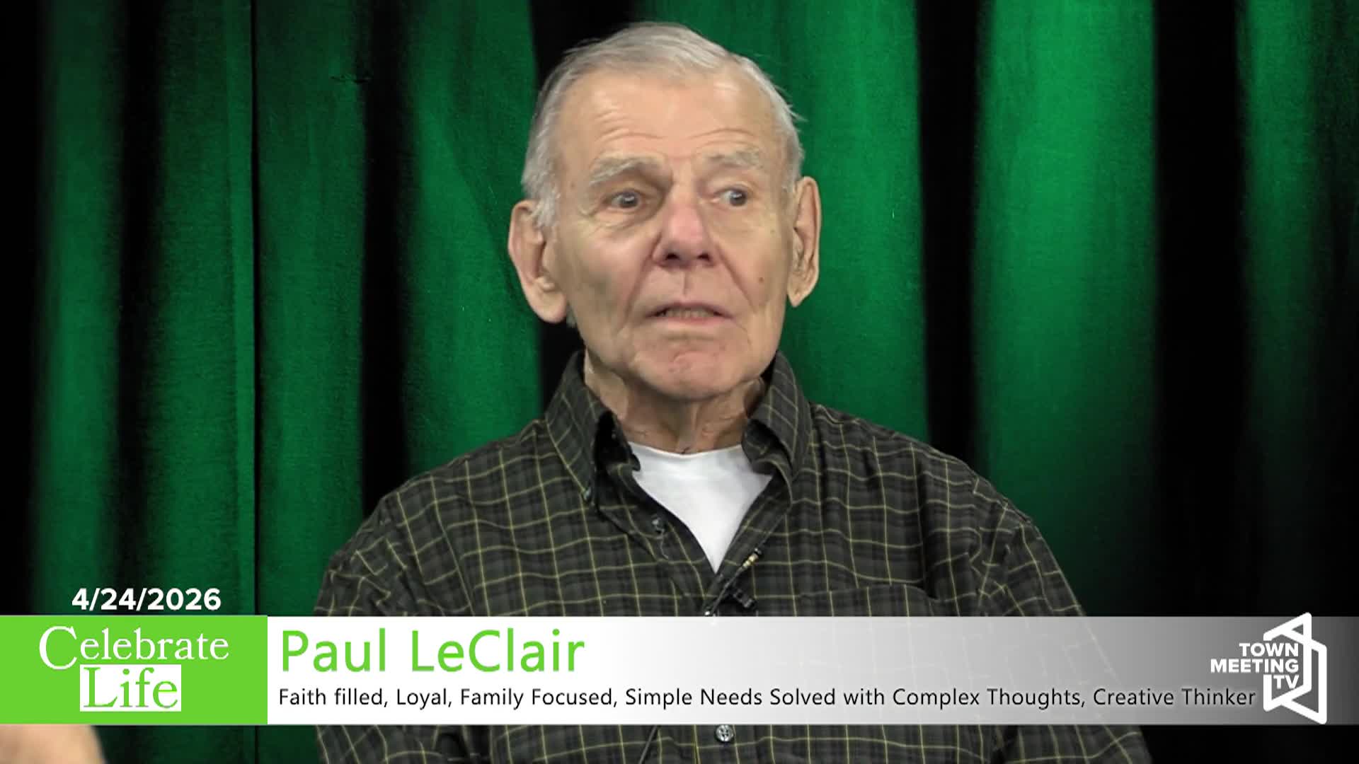 Thumbnail image for Celebrate Life: 'Paul LeClair'