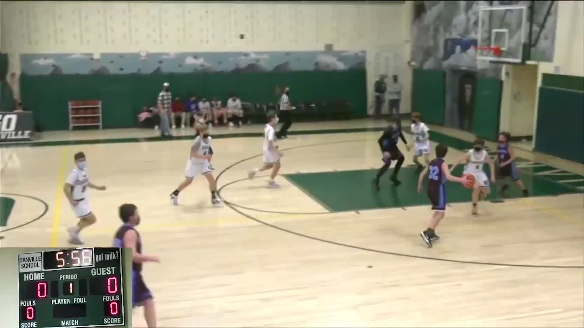 Thumbnail image for Danville Basketball: 'Middle School Boys vs North County 1'